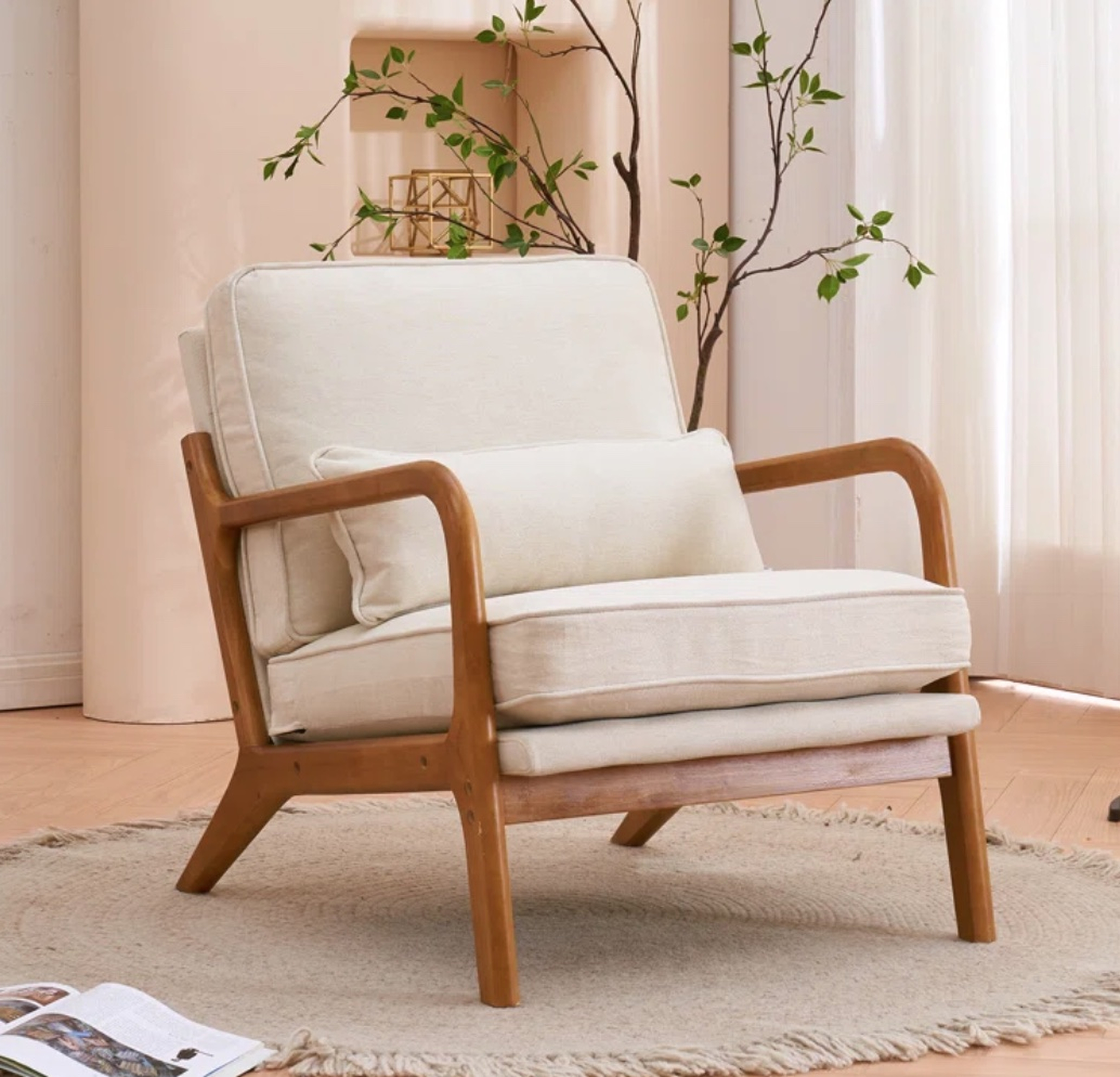 Newtowne Upholstered Armchair - Wayfair