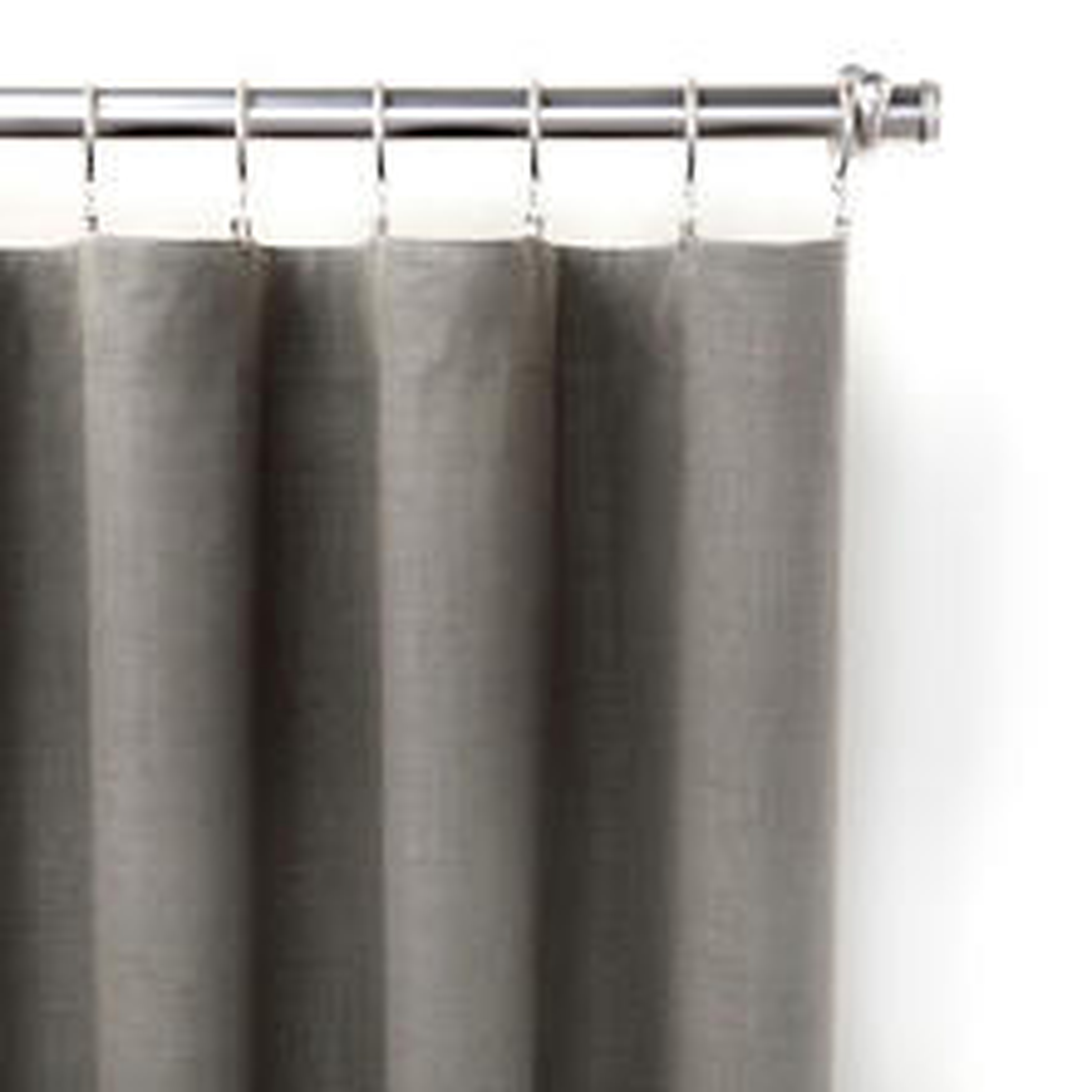 Stone Washed Linen Shale Curtain Panel - Dash and Albert