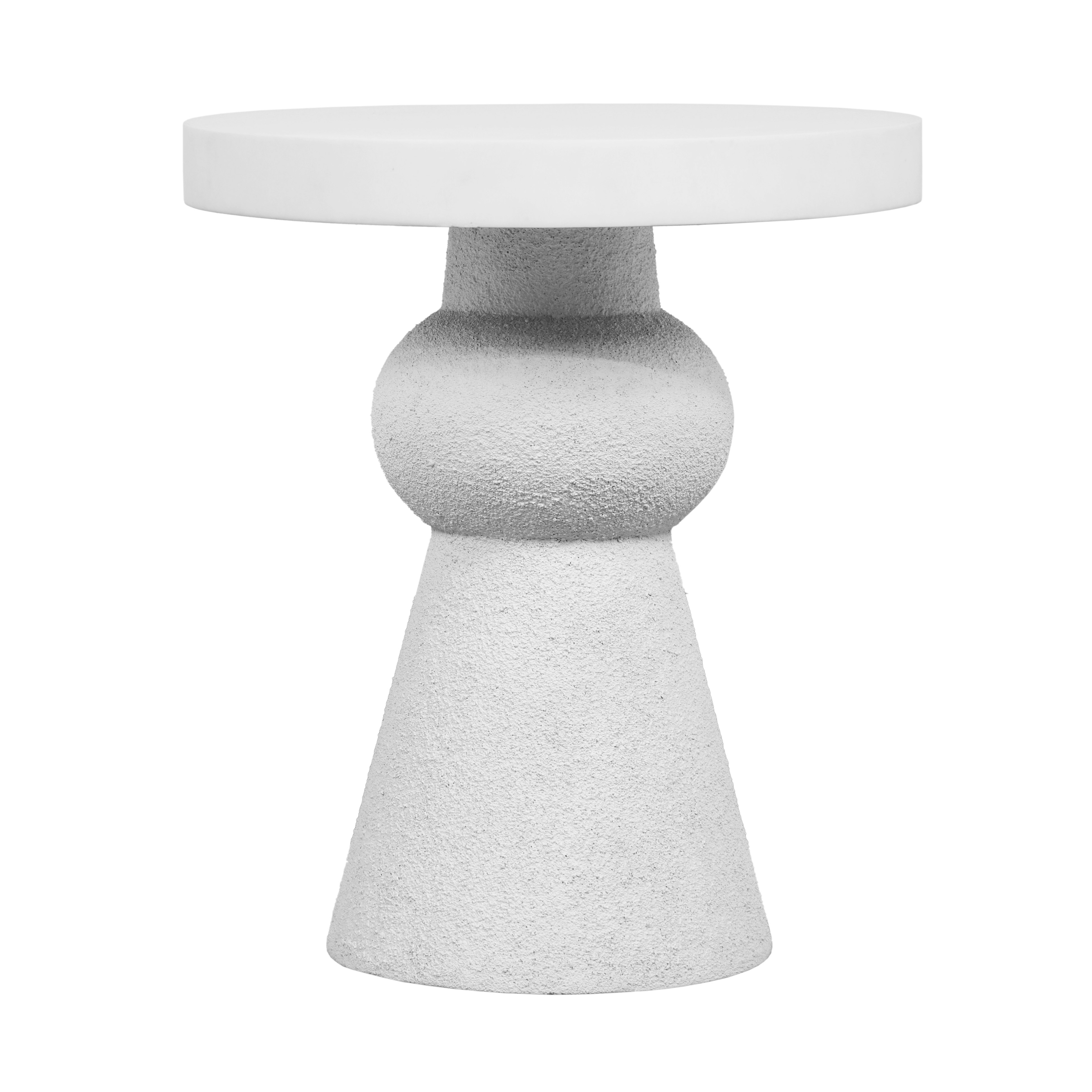 Lupita White Side Table - TOV FURNITURE