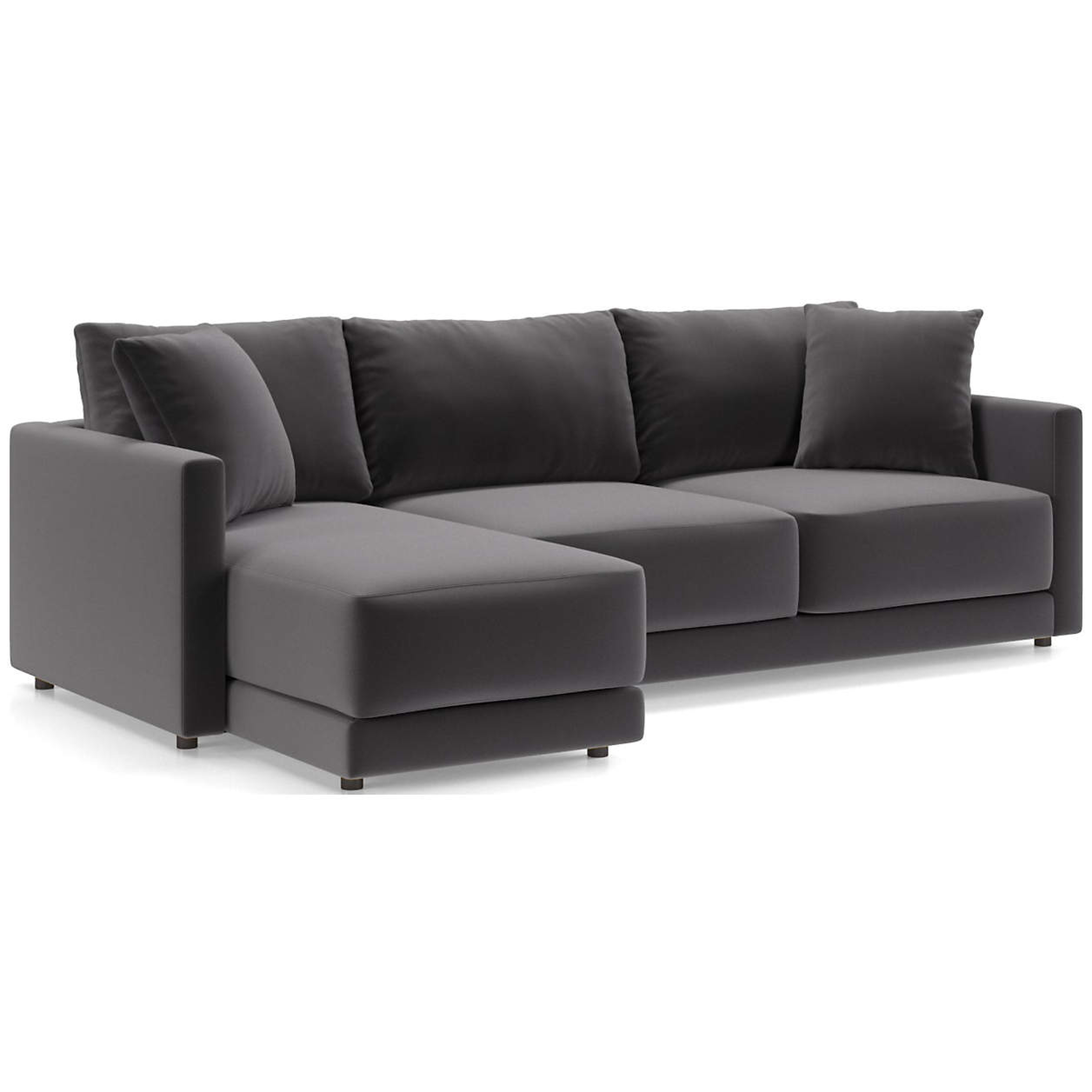 Gather Deep 2-Piece Sectional Sofa with Chaise Lounge - Crate and Barrel
