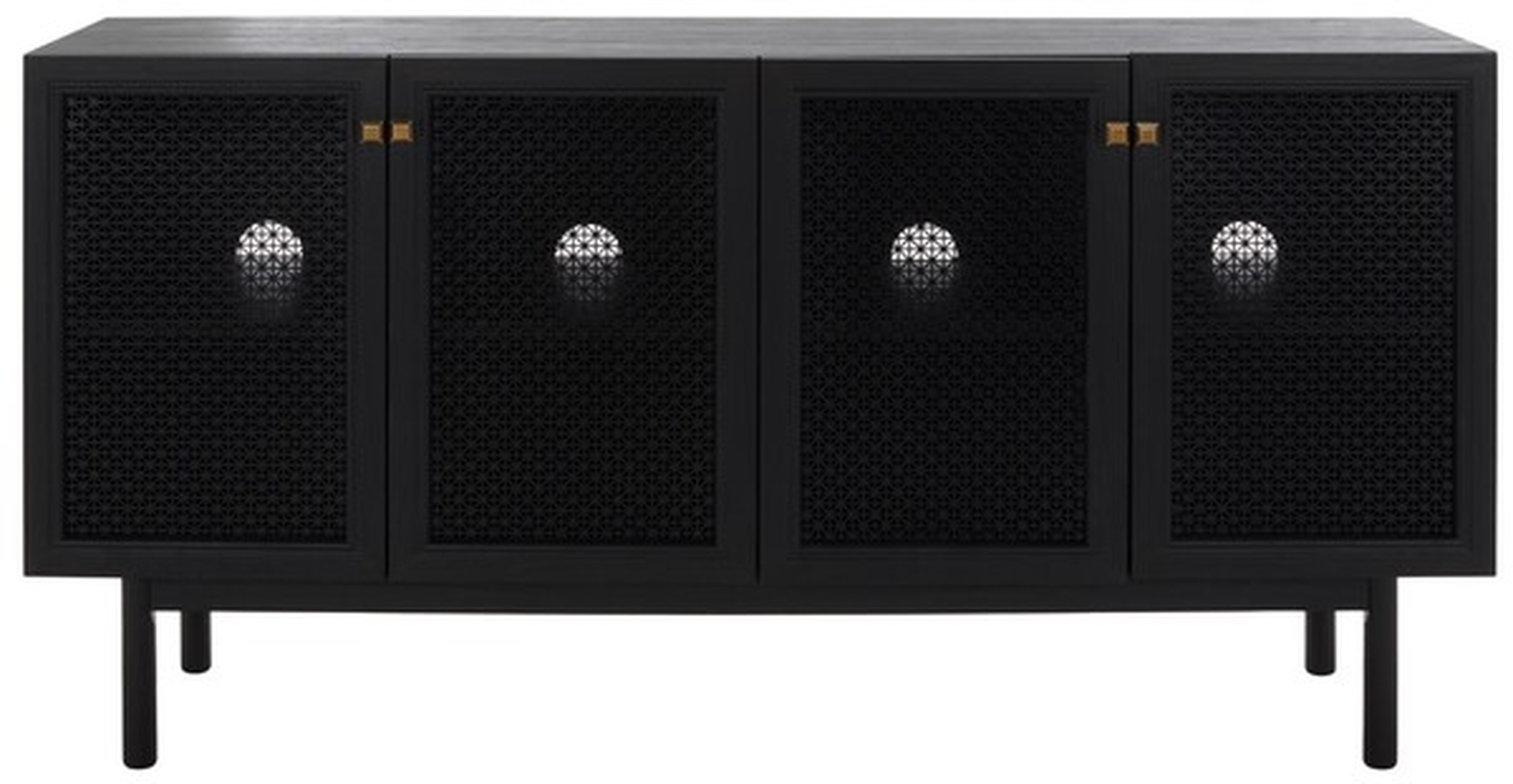 Piran 4 Door 2 Shelf Media Stand - Safavieh