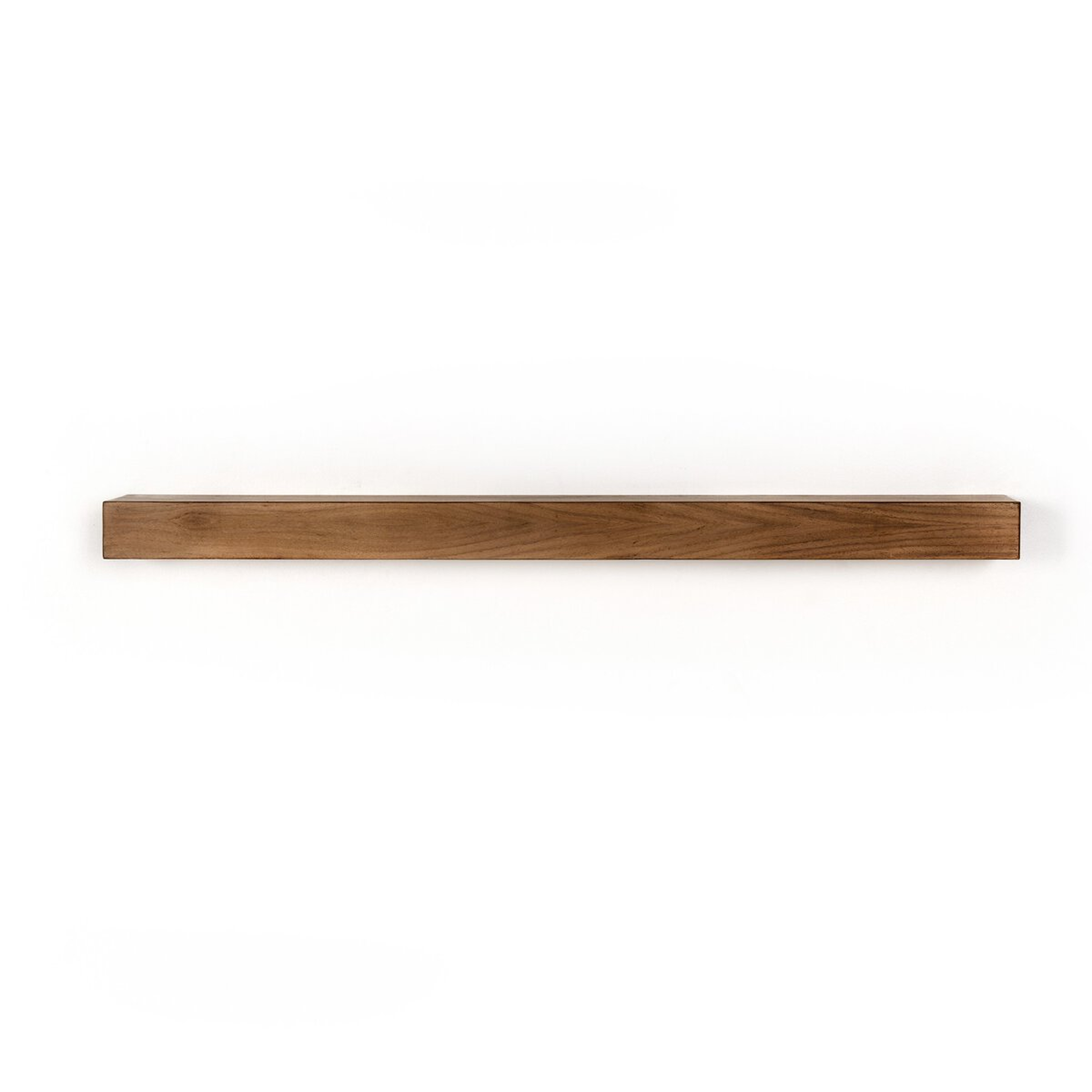 Cain Floating Shelf - Gold Guanacaste - Four Hands
