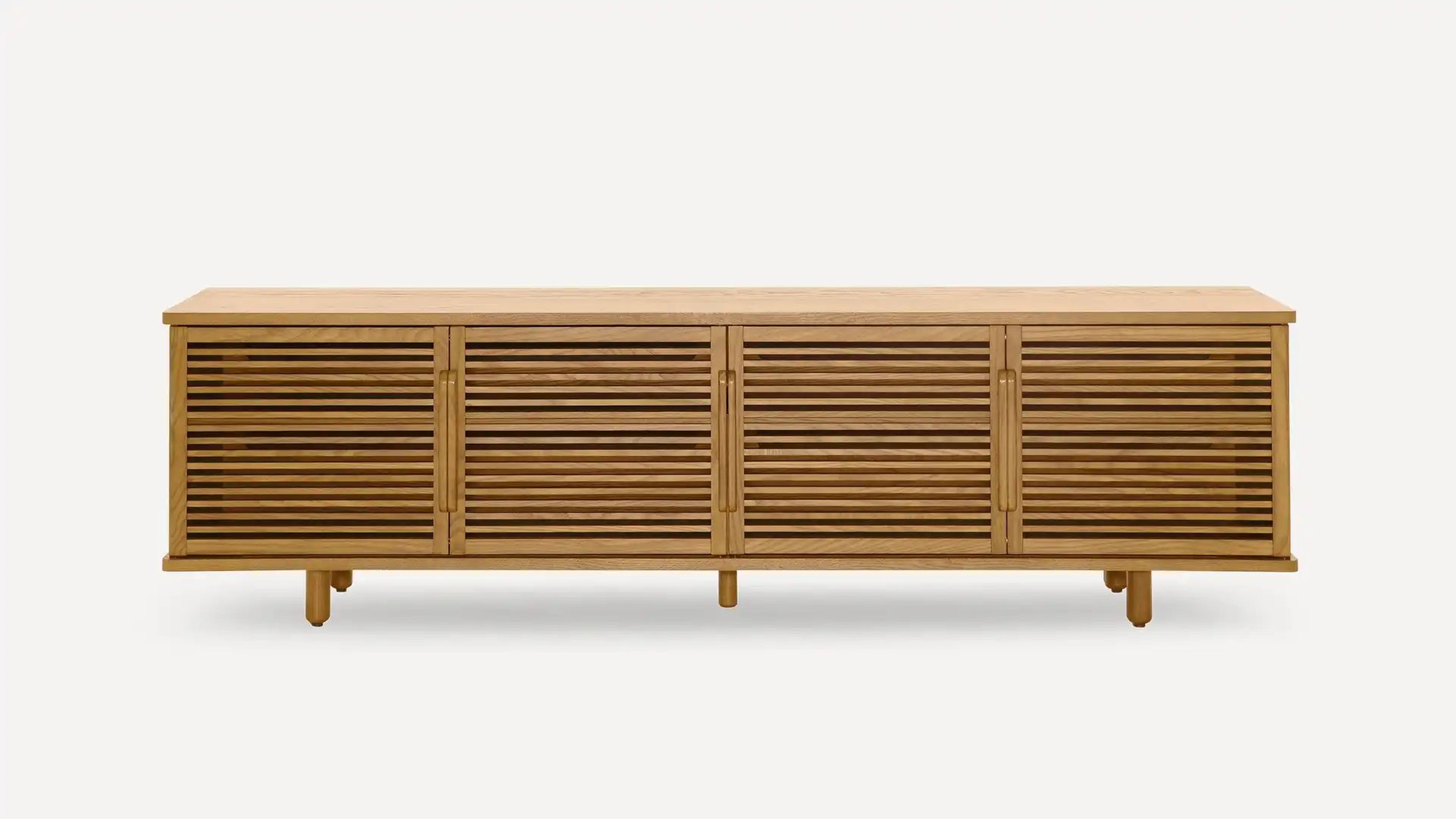 Opera Media Console - Oak - Wood - Burrow