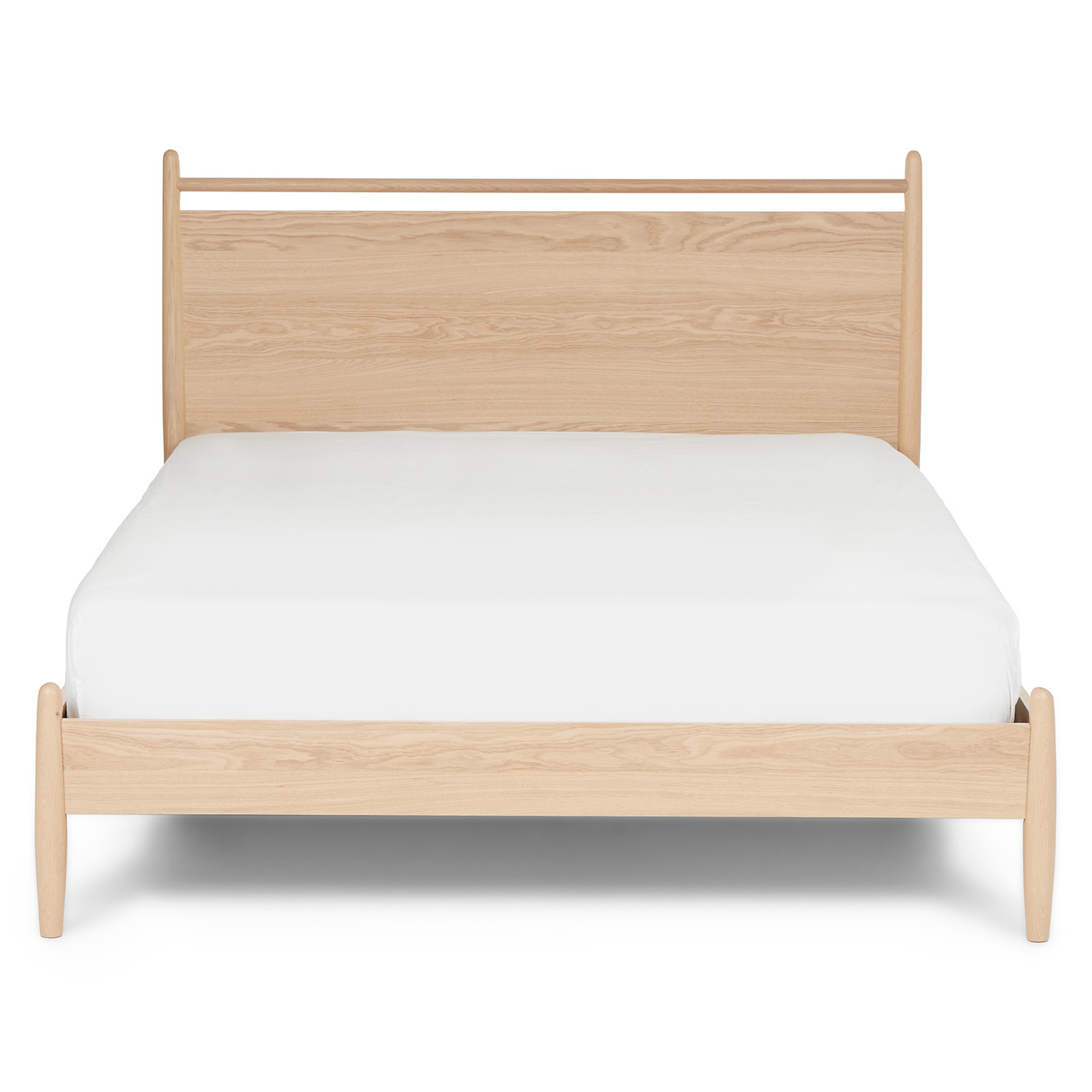 Lenia Queen Panel Bed - White Oak - Article
