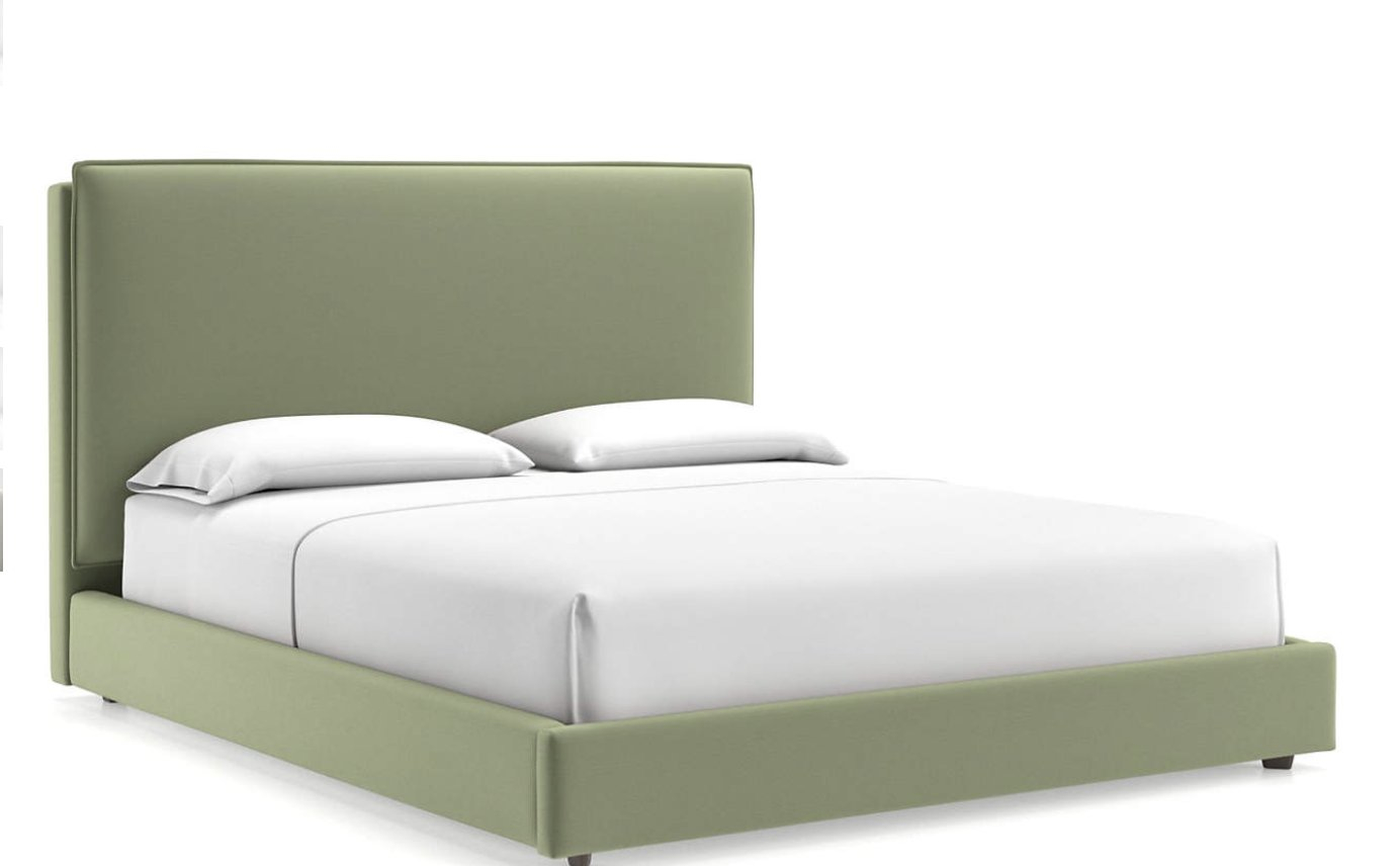 Lotus Upholstered California King Bed with 53.5" Headboard - Crate and Barrel