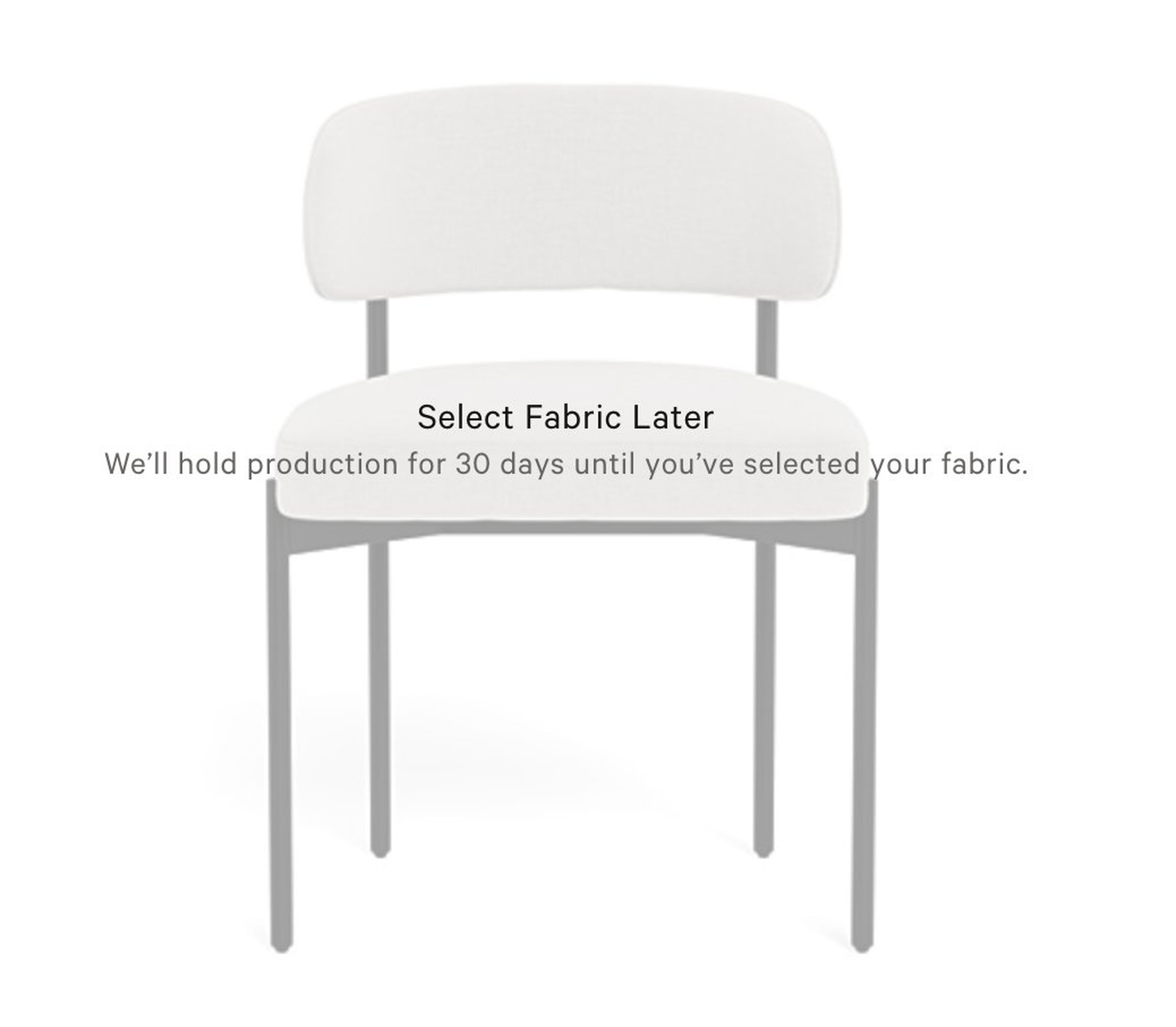 Hollis Metal Framed Upholstered Chair - Interior Define