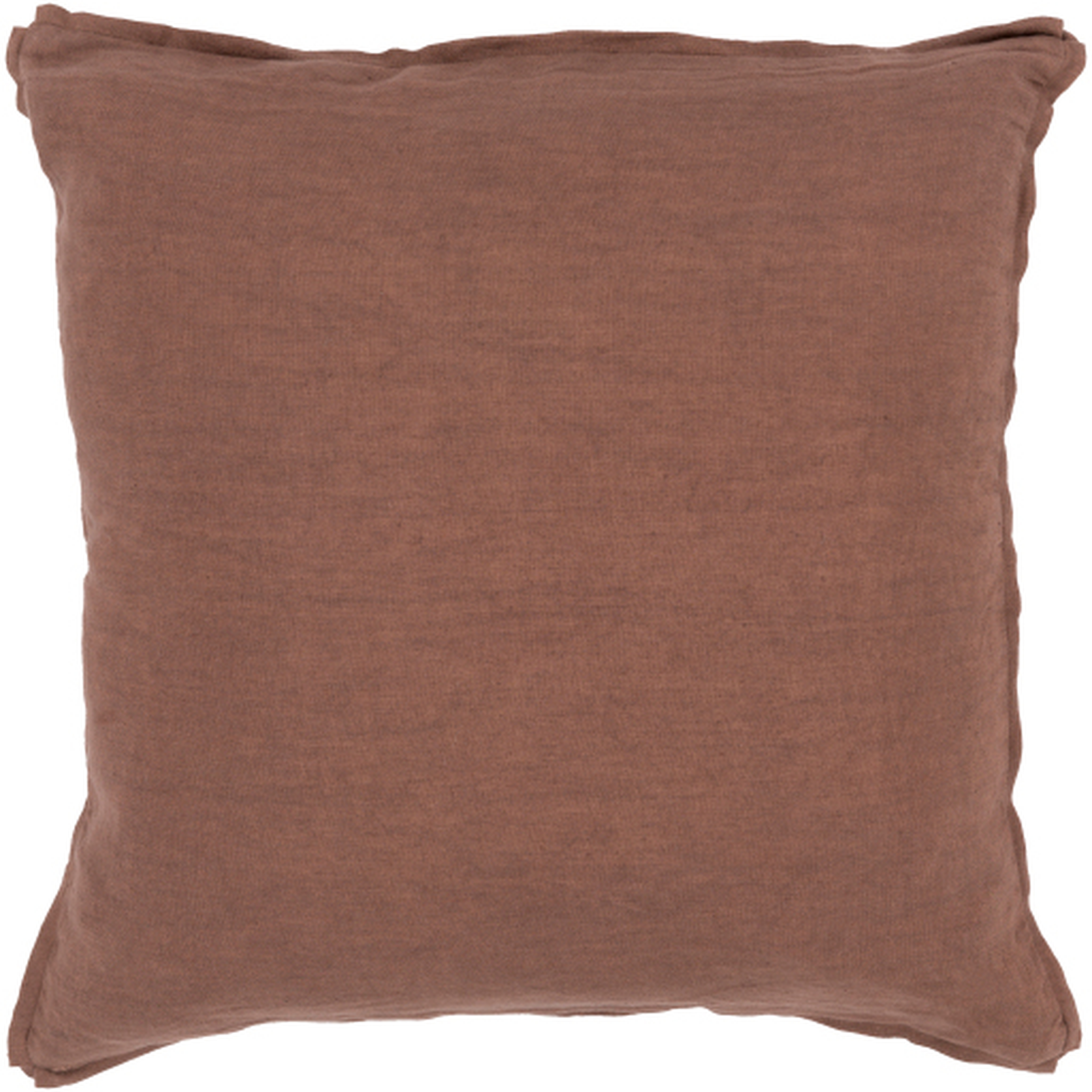 Solid SL-008 18"L x 18"W Down Filled Pillow - Surya