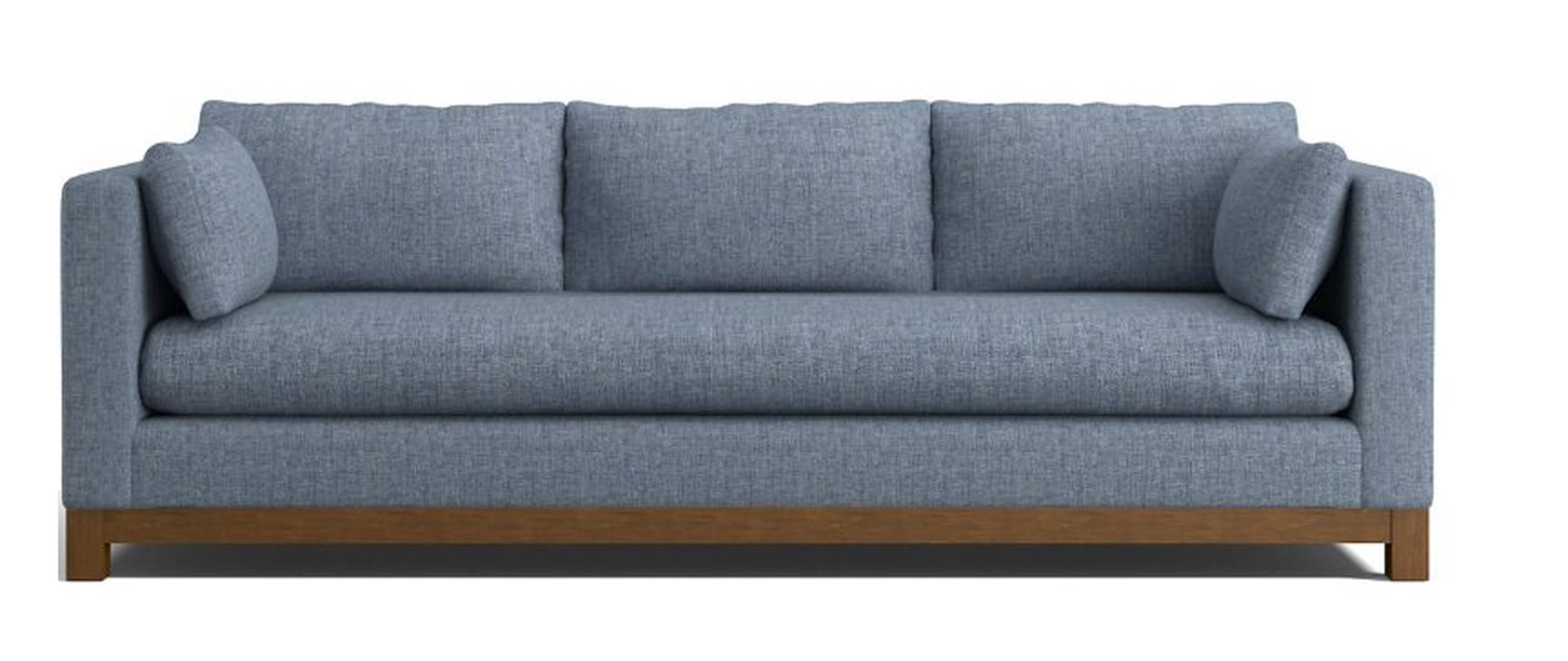 Pacific Wood Bench Grande Sofa - Crate and Barrel