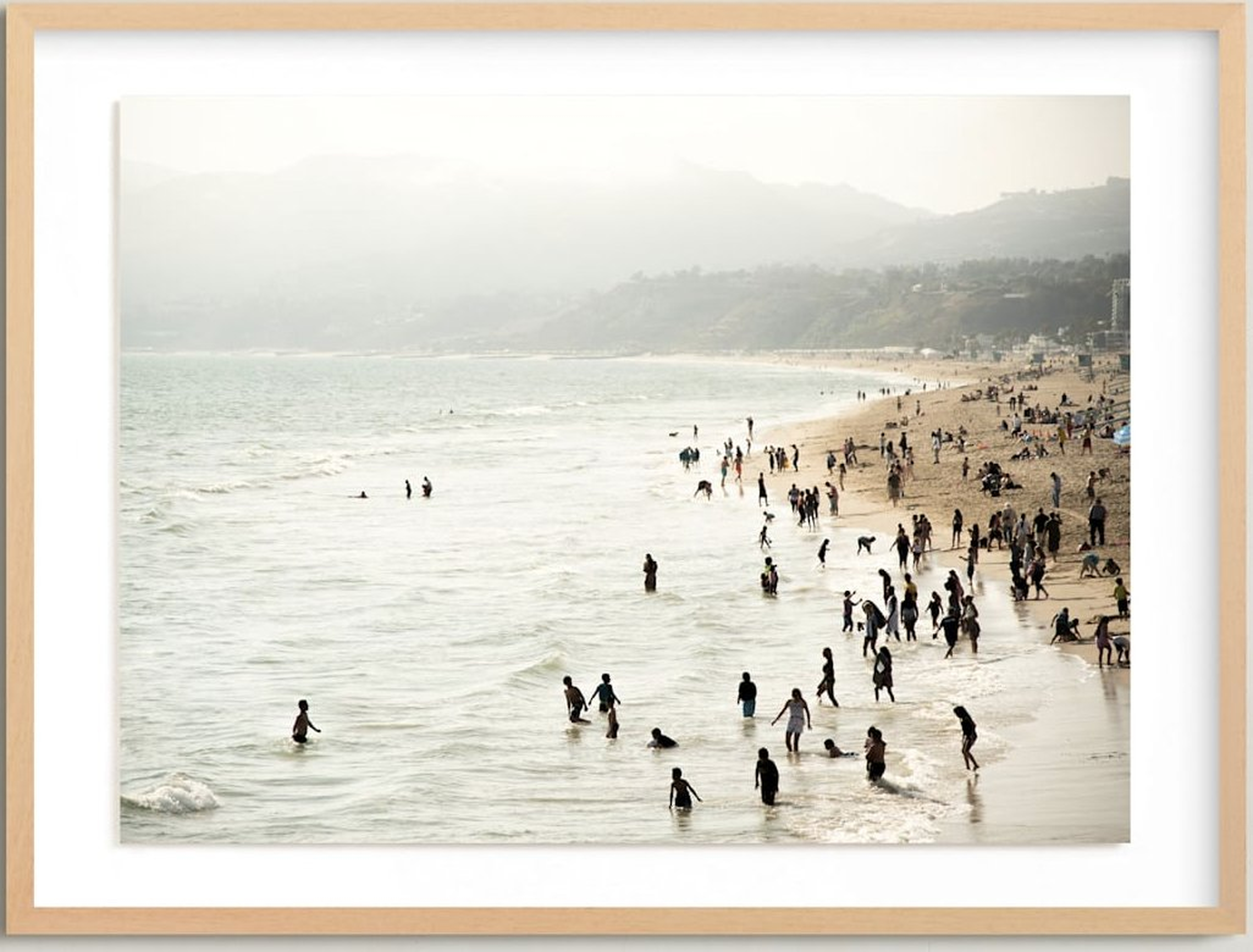 Seaside Contrast Wall Art Print - Minted
