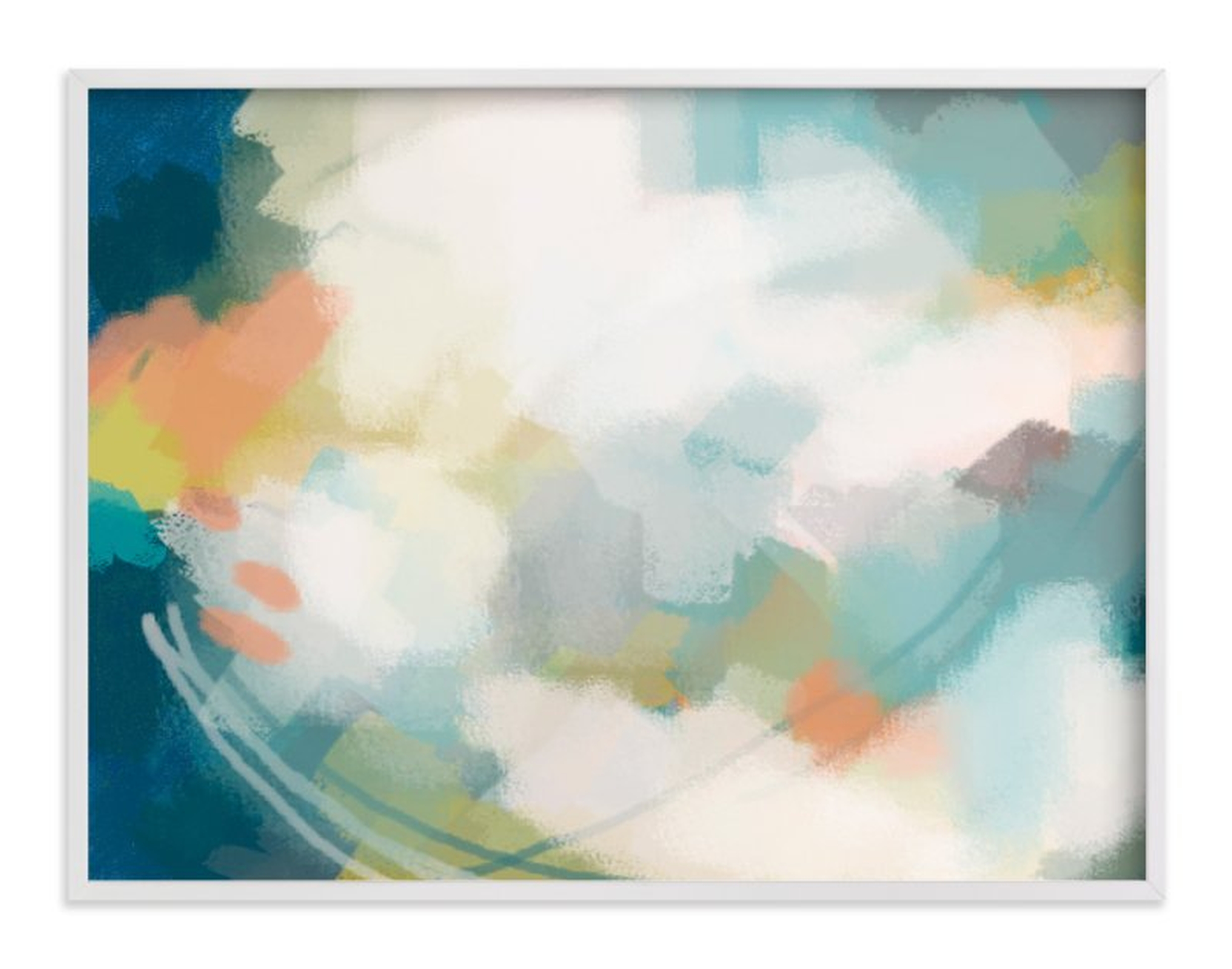 Flight into Bliss, 40x30, White Wood Frame, Standard - Minted