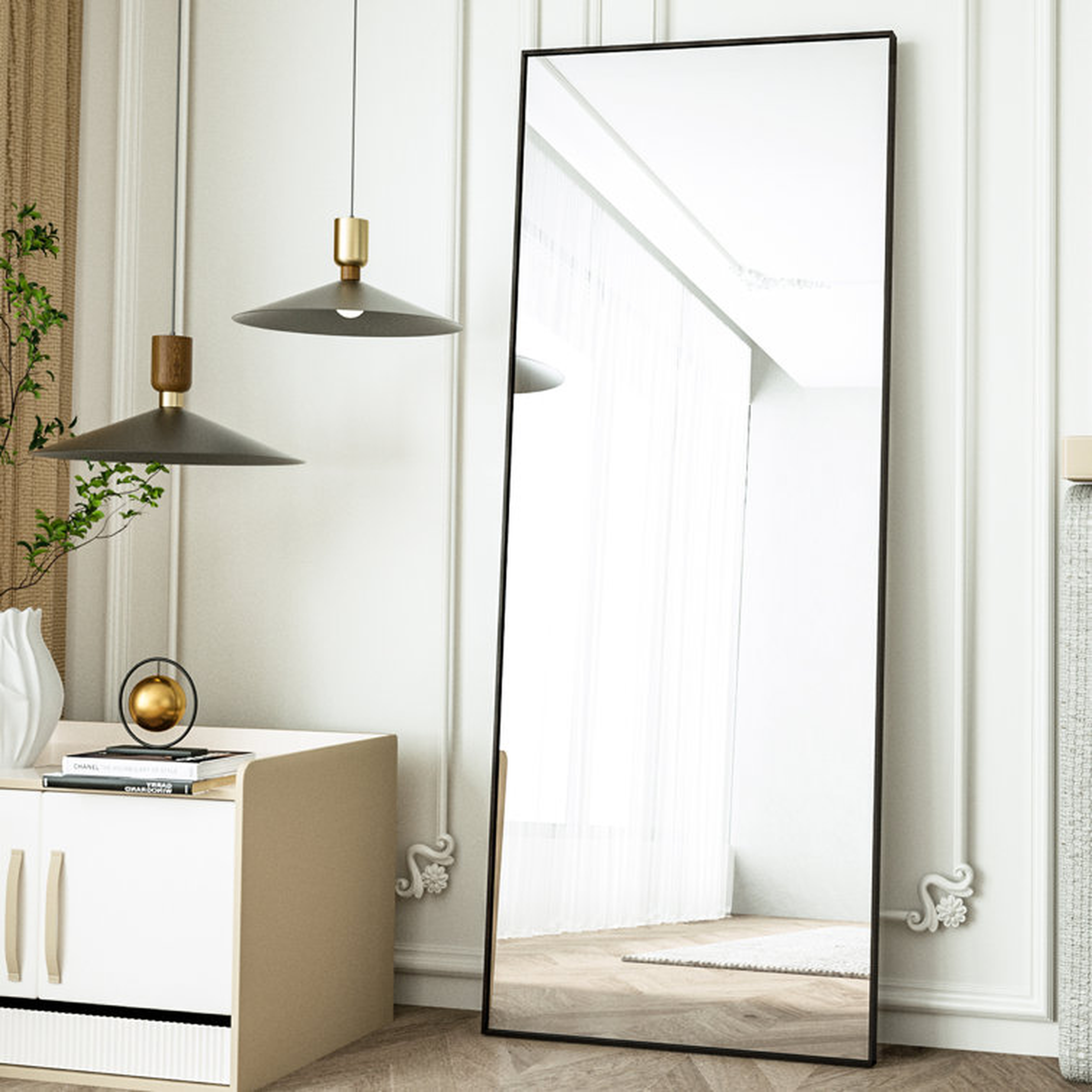 Rectangle Metal Mirror by Latitude Run - Wayfair