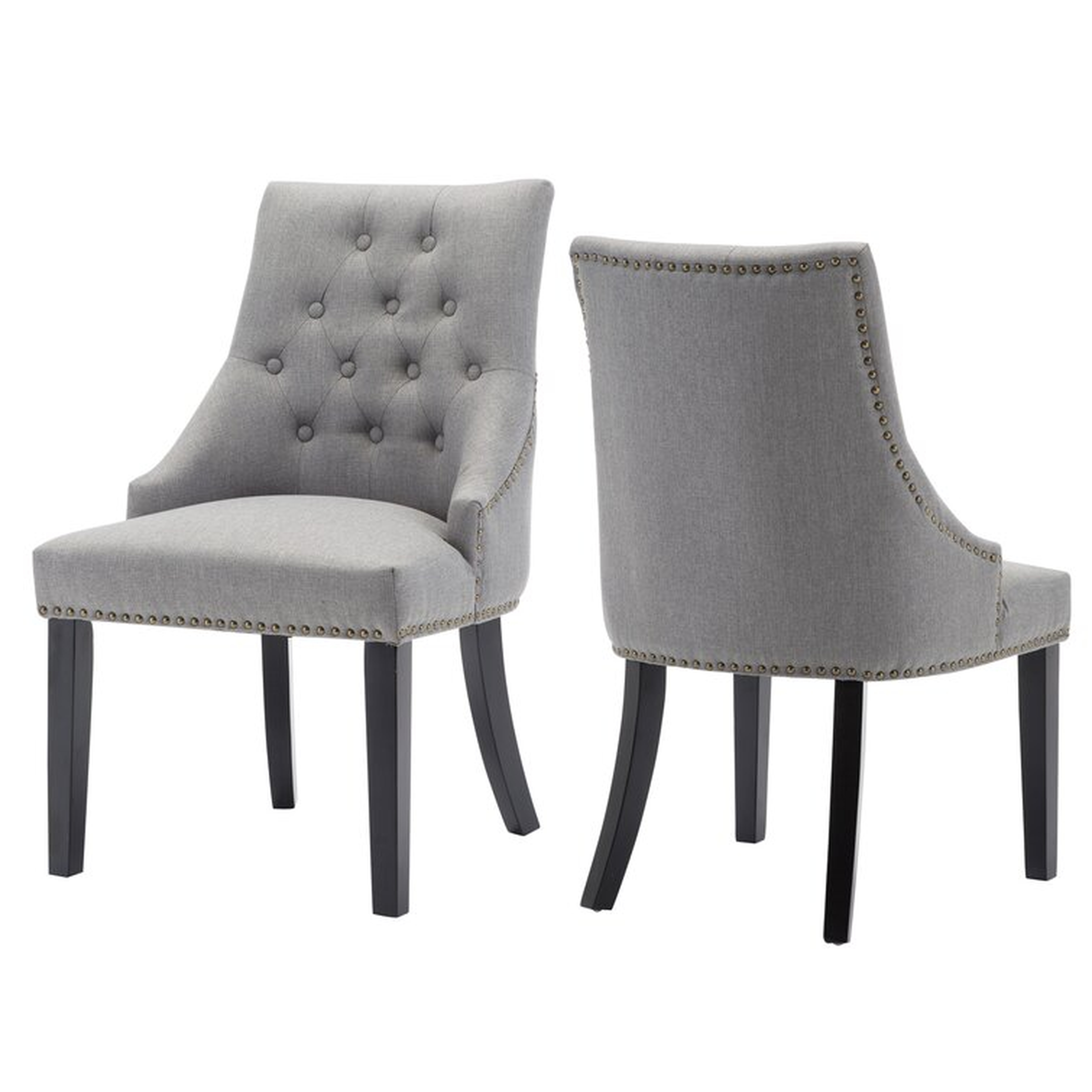 Hopkint Tufted Upholstered Parsons Chair (set of 2) - Wayfair