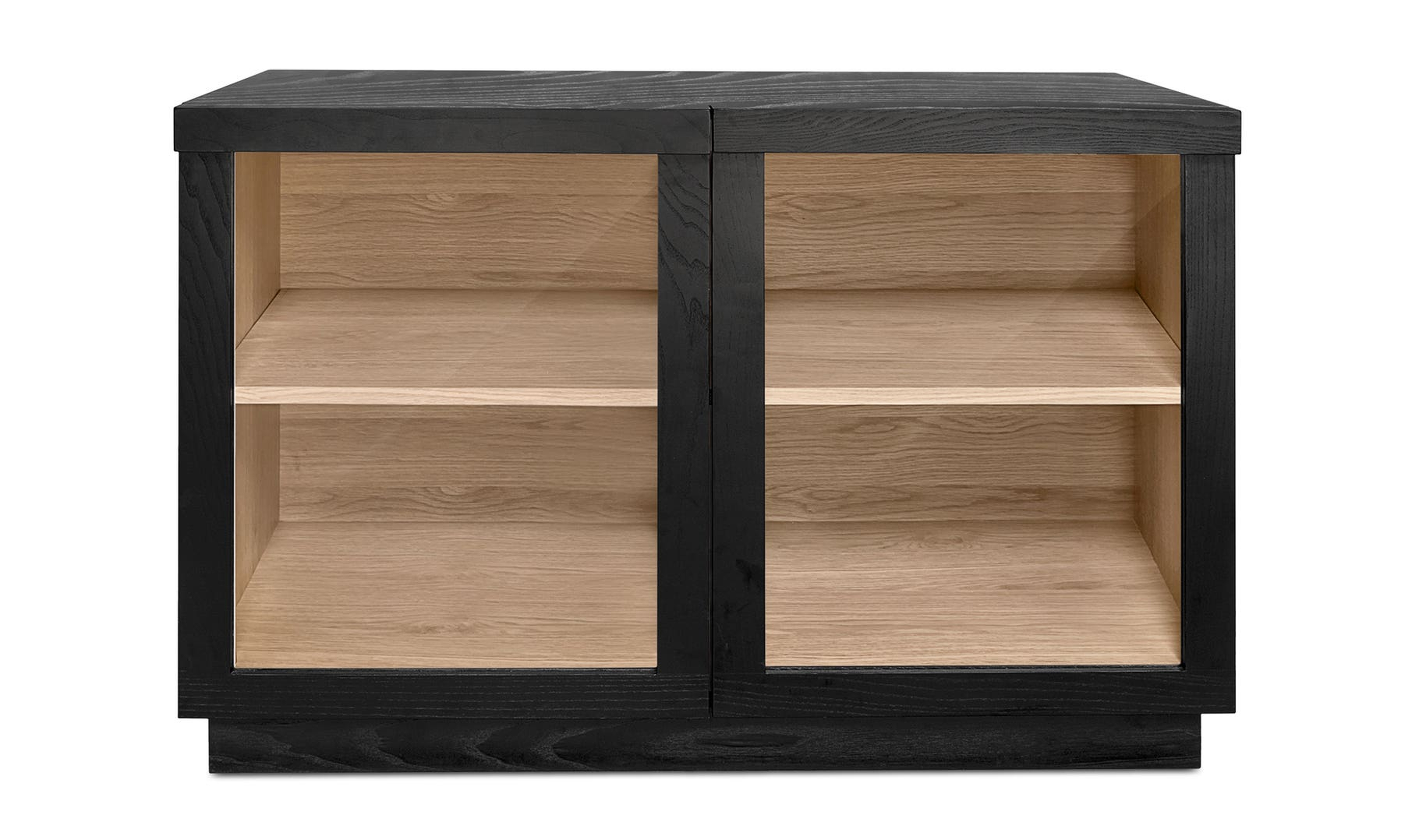 Charlotte Small Cabinet Black - Moes Home Collection