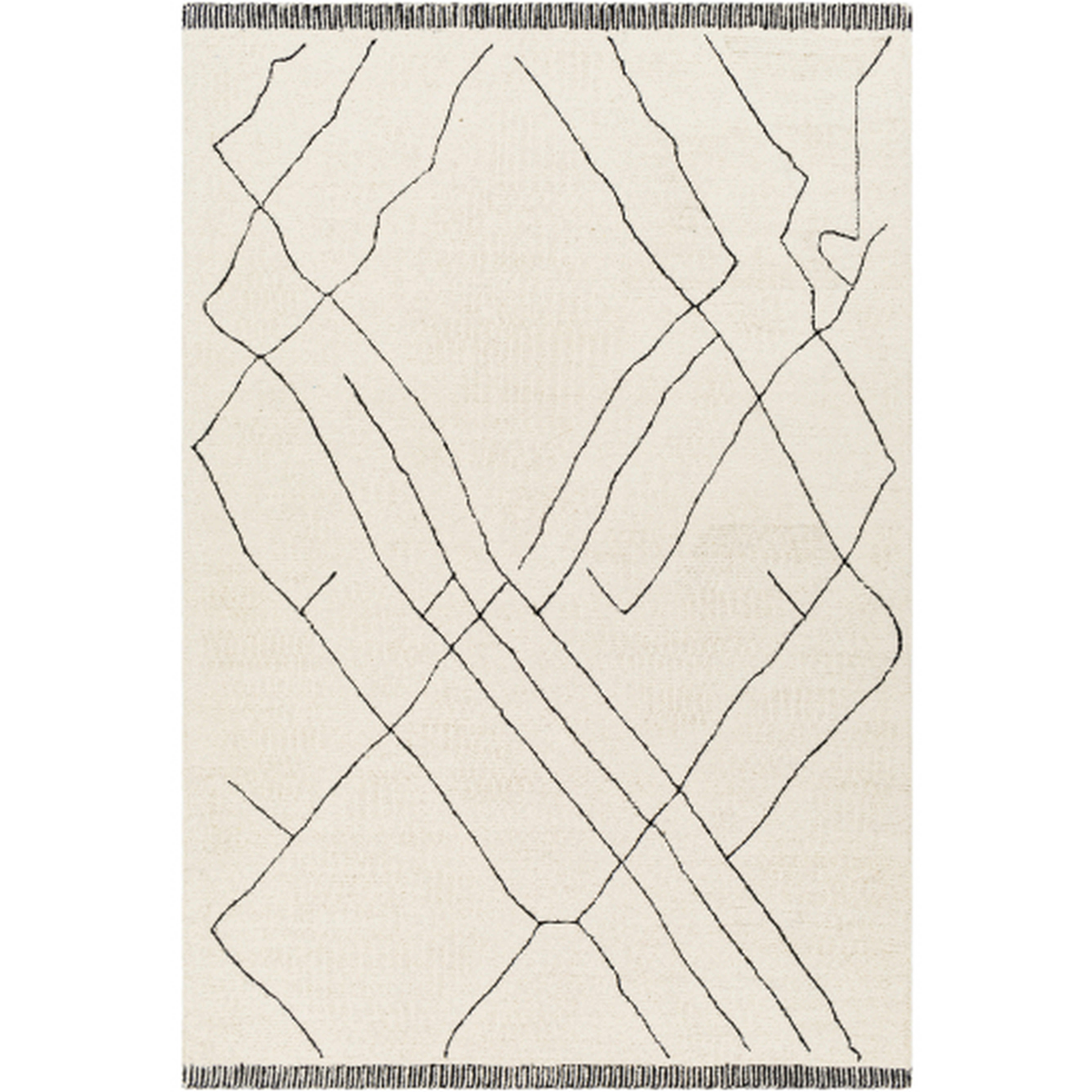 Arsenal Beige Indoor 9' x 12' Handmade Rug - Surya