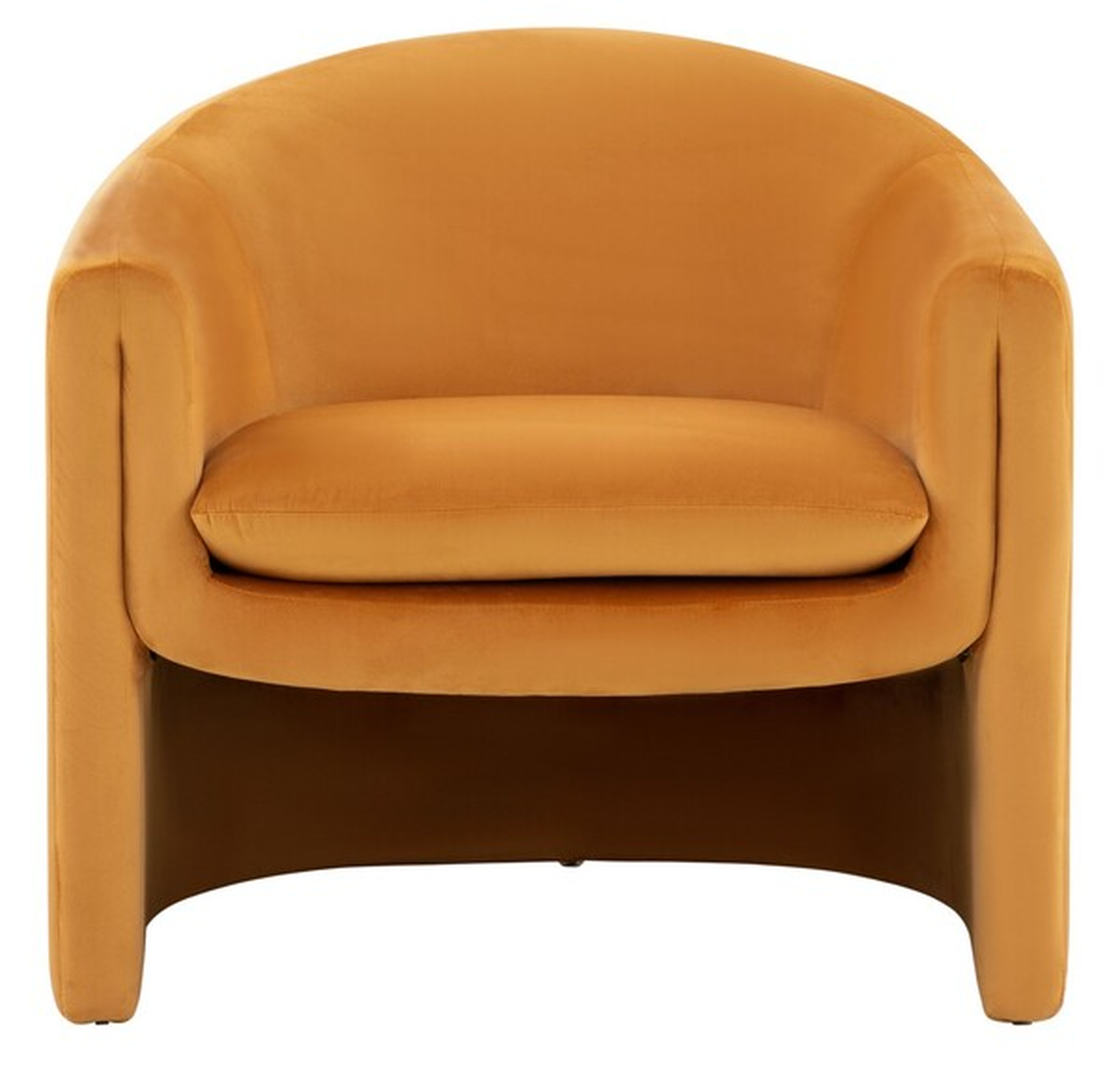 Laylette Velvet Accent Chair - Safavieh
