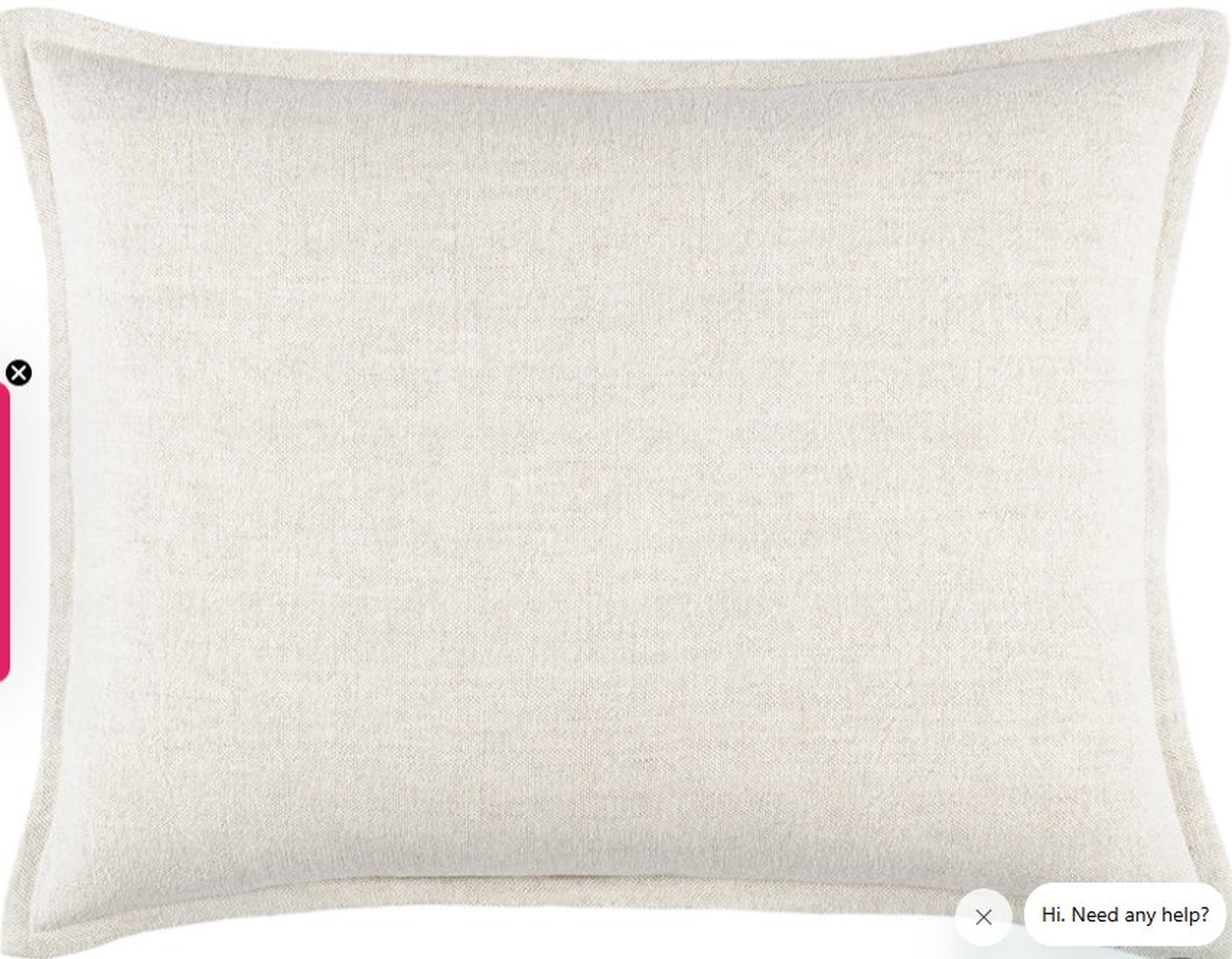 Wilton Natural Sham - Dash and Albert