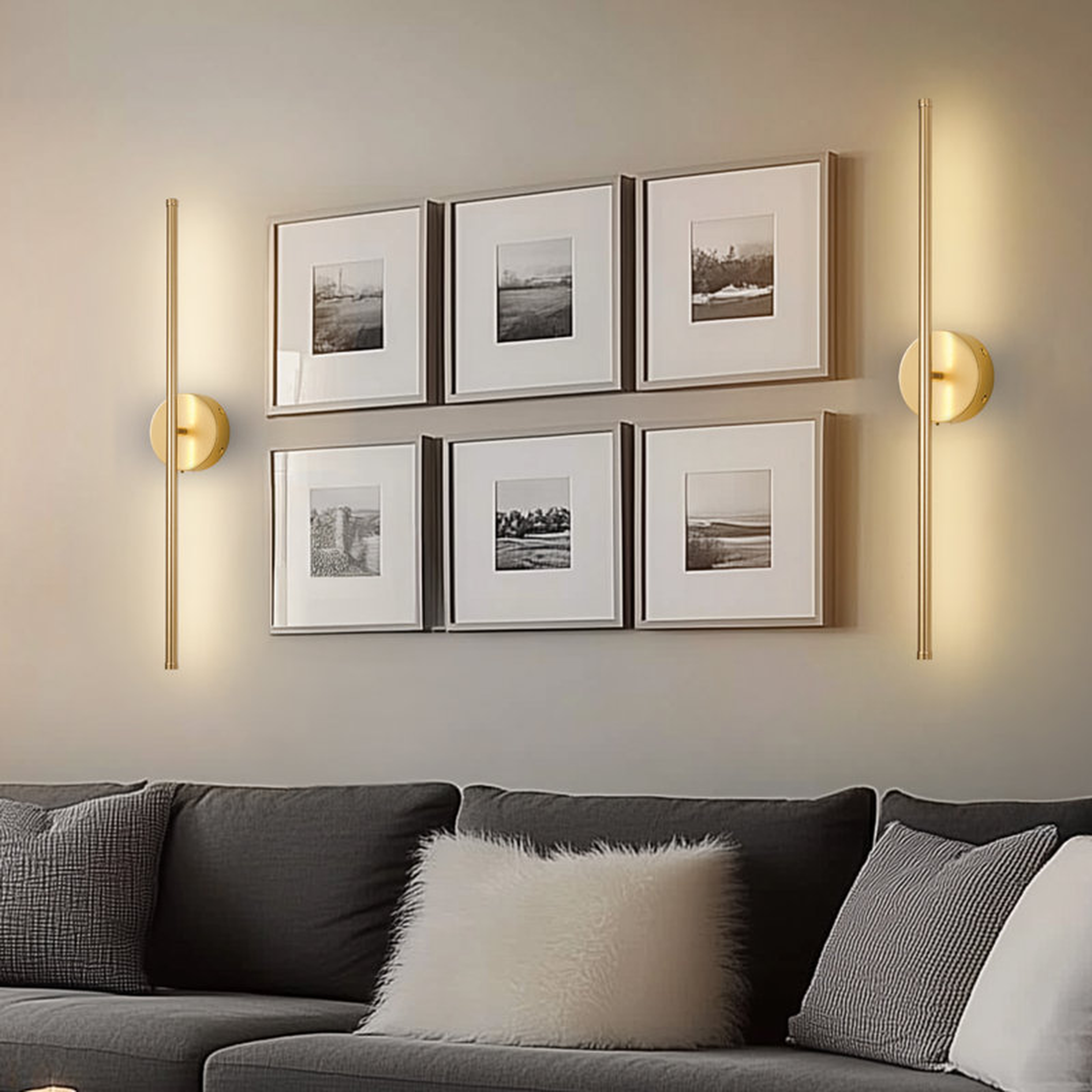 Battery Operated Wall Sconces With Remote Control, Led Wall Sconce With 350 Degree Rotation - Wayfair