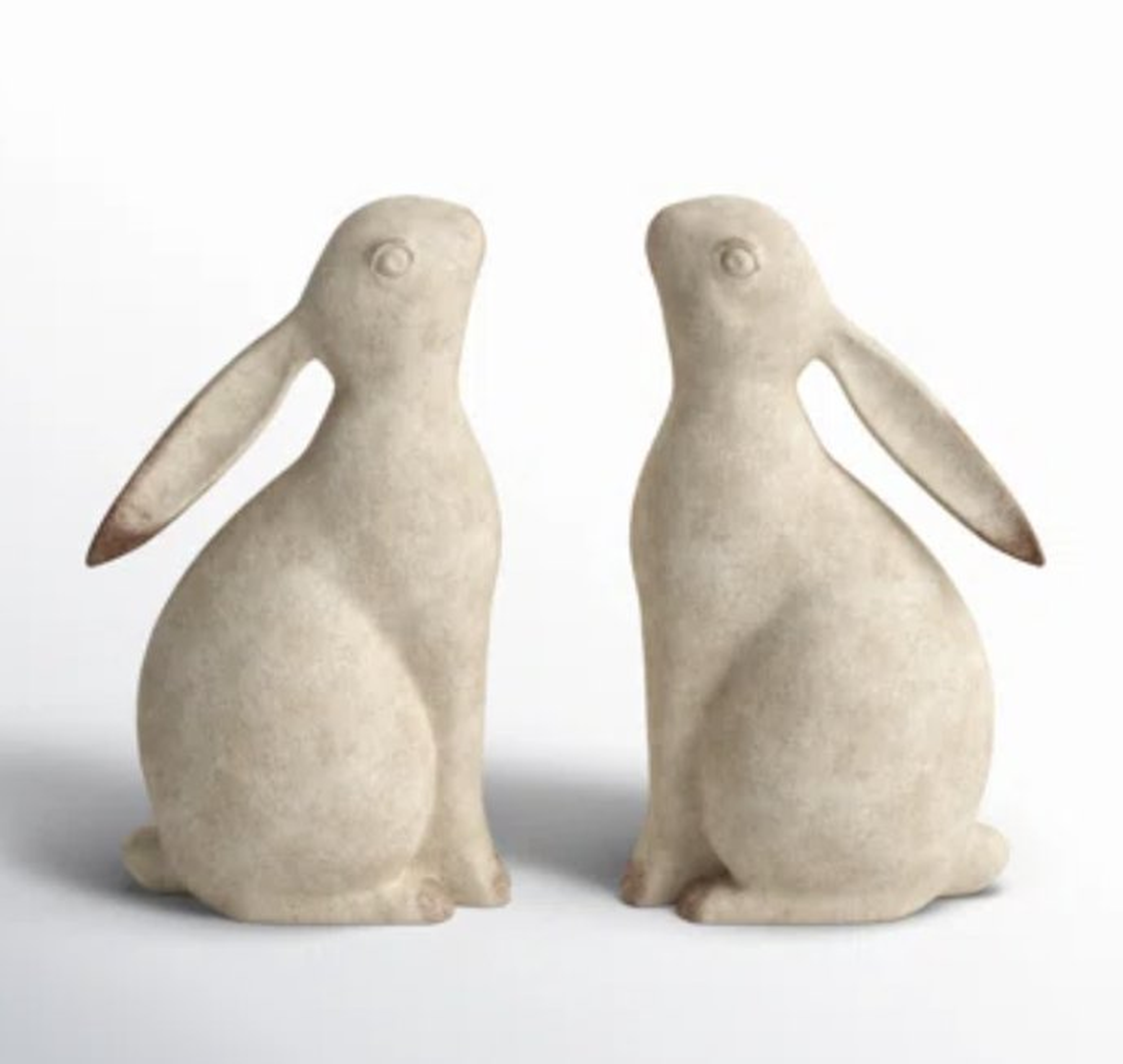 Resin Bunny Shaped Bookends - Birch Lane