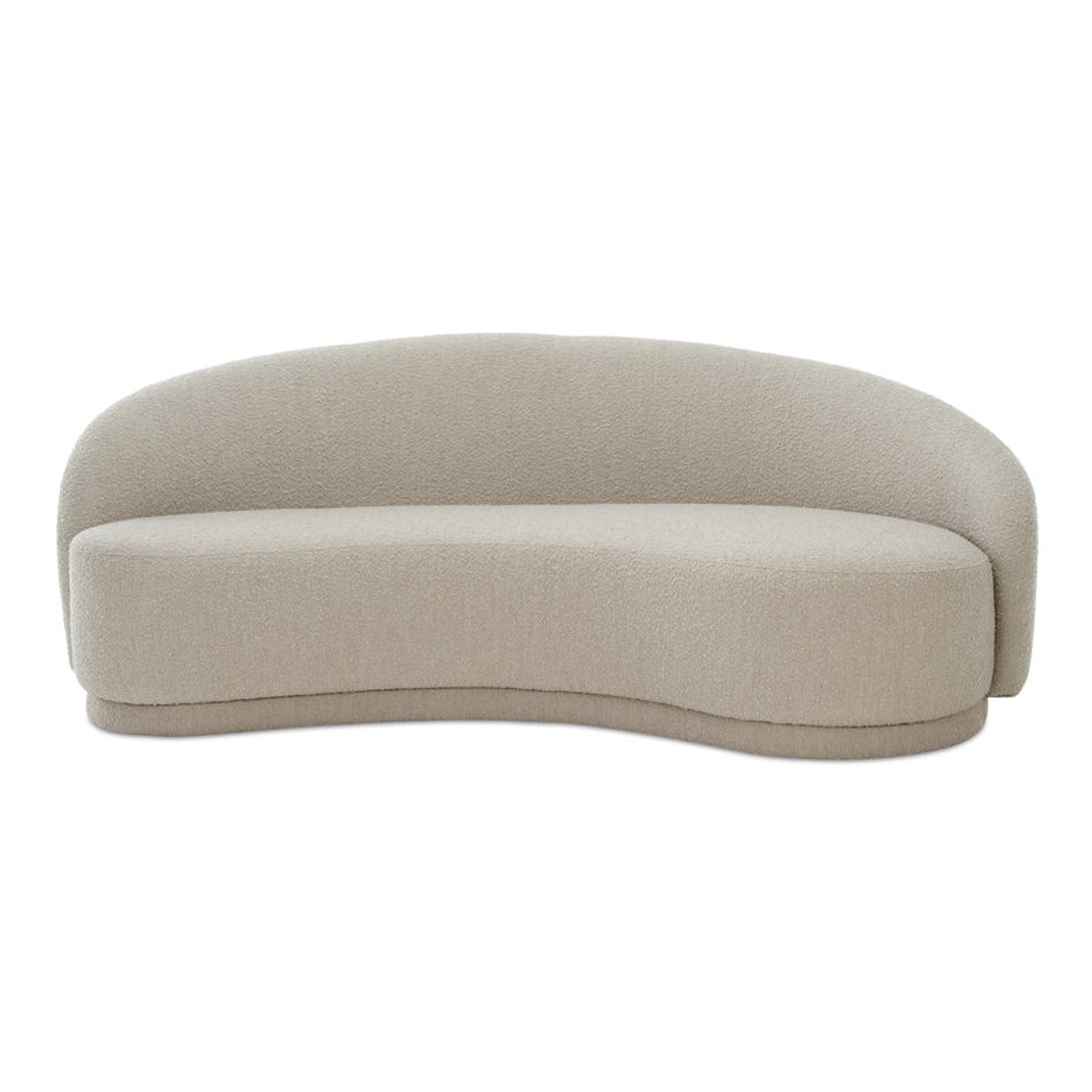 Laredo 82.25" Round Arm Curved Loveseat - Wayfair
