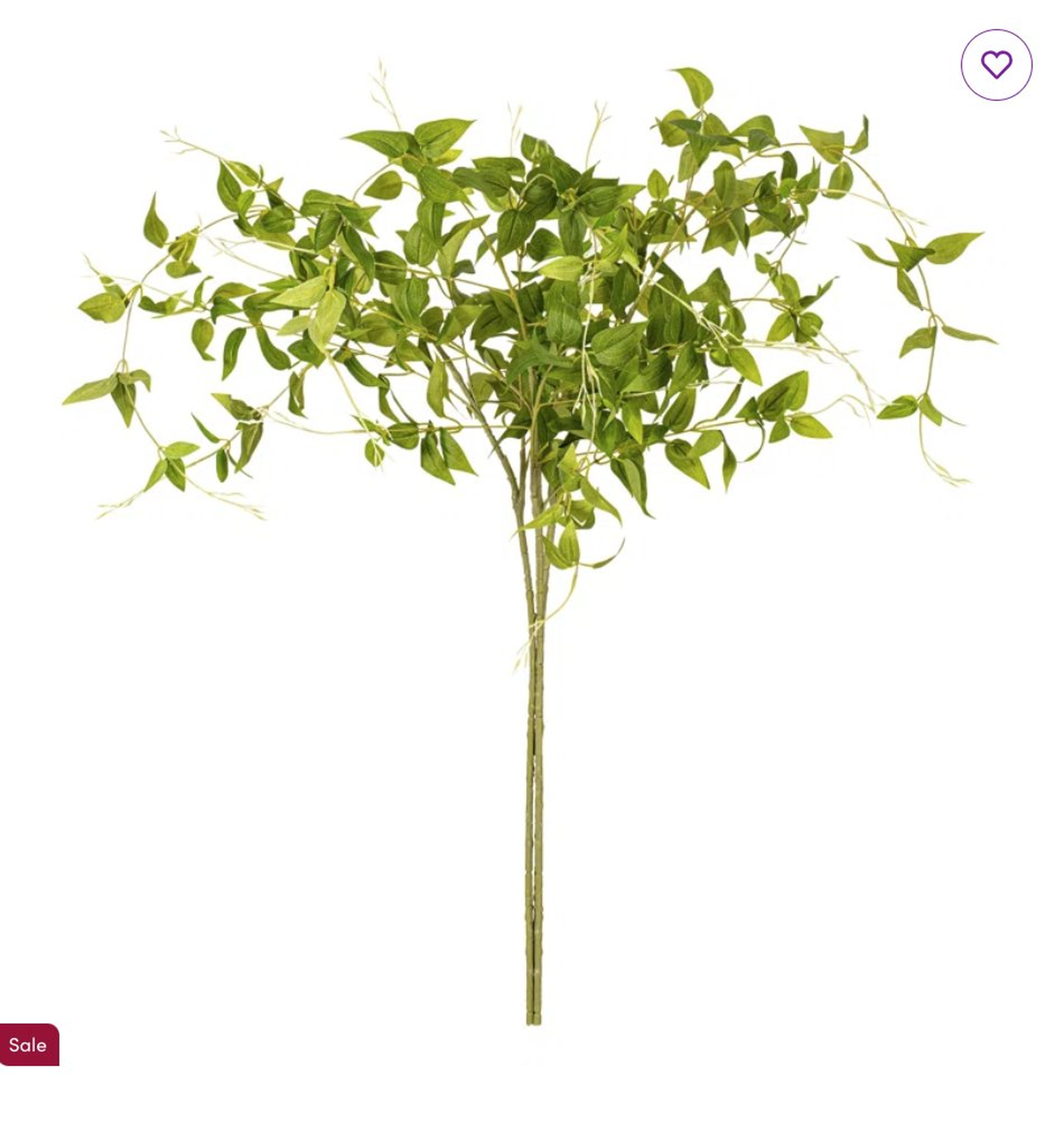 Artificial Clematis Leaves Spray Branch [S/O 3] - Wayfair