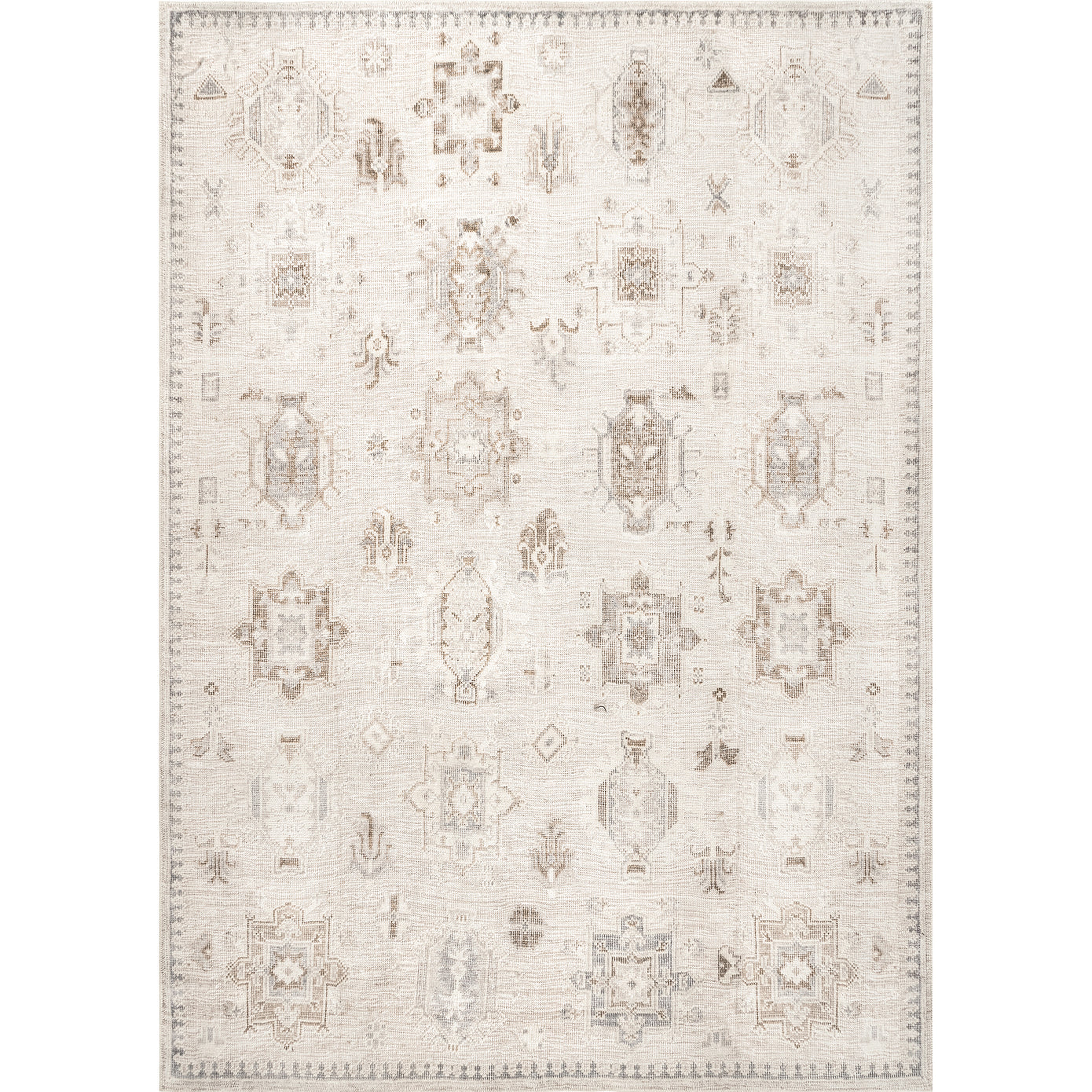 Krystin Distressed *Machine Washable Area Rug - nuloom