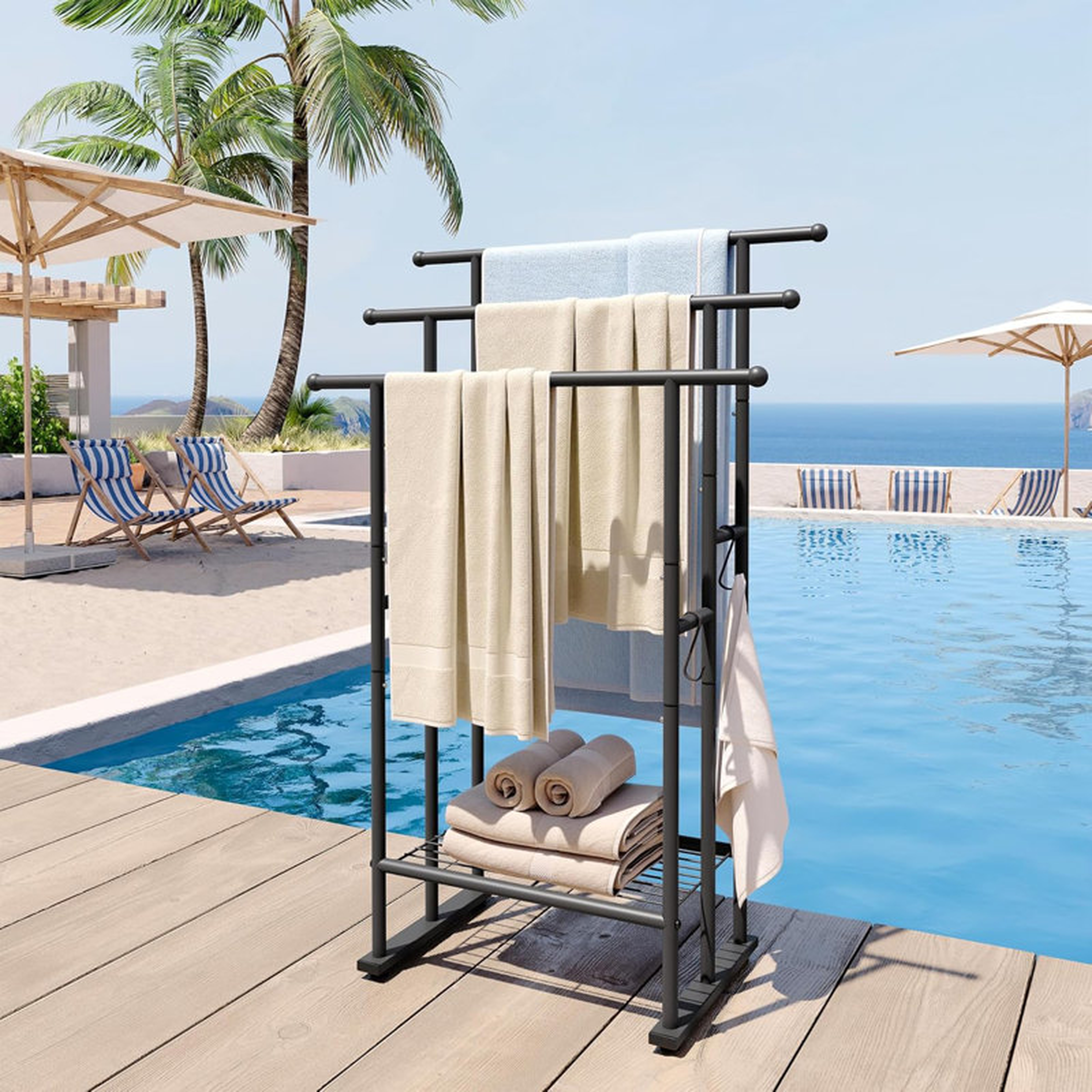 YTCG552F Tall Towel Drying Rack Outdoor - Wayfair