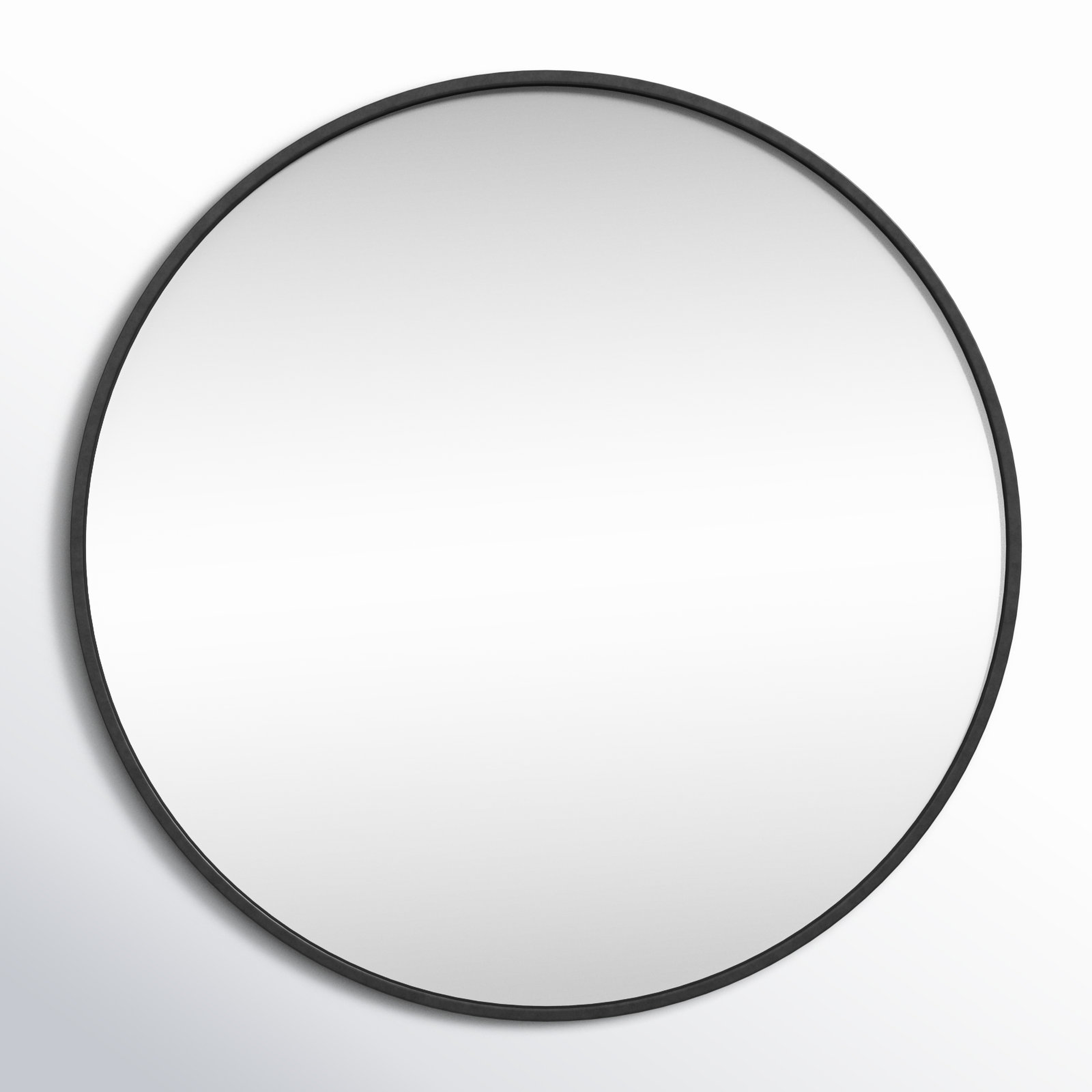 Sabine Metal Round Wall Mirror - Wayfair