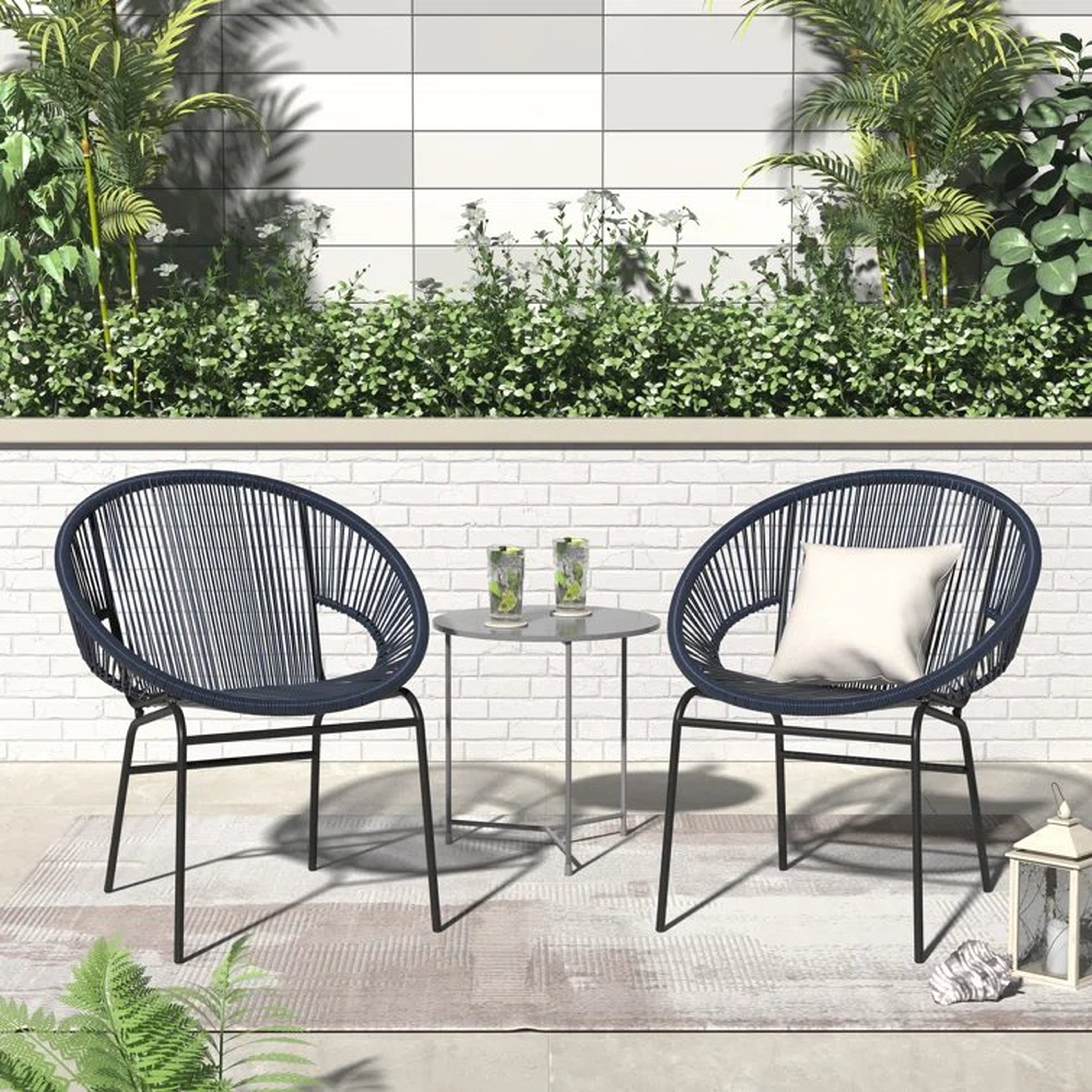 Travers Papasan Chair (Set of 2) - Wayfair