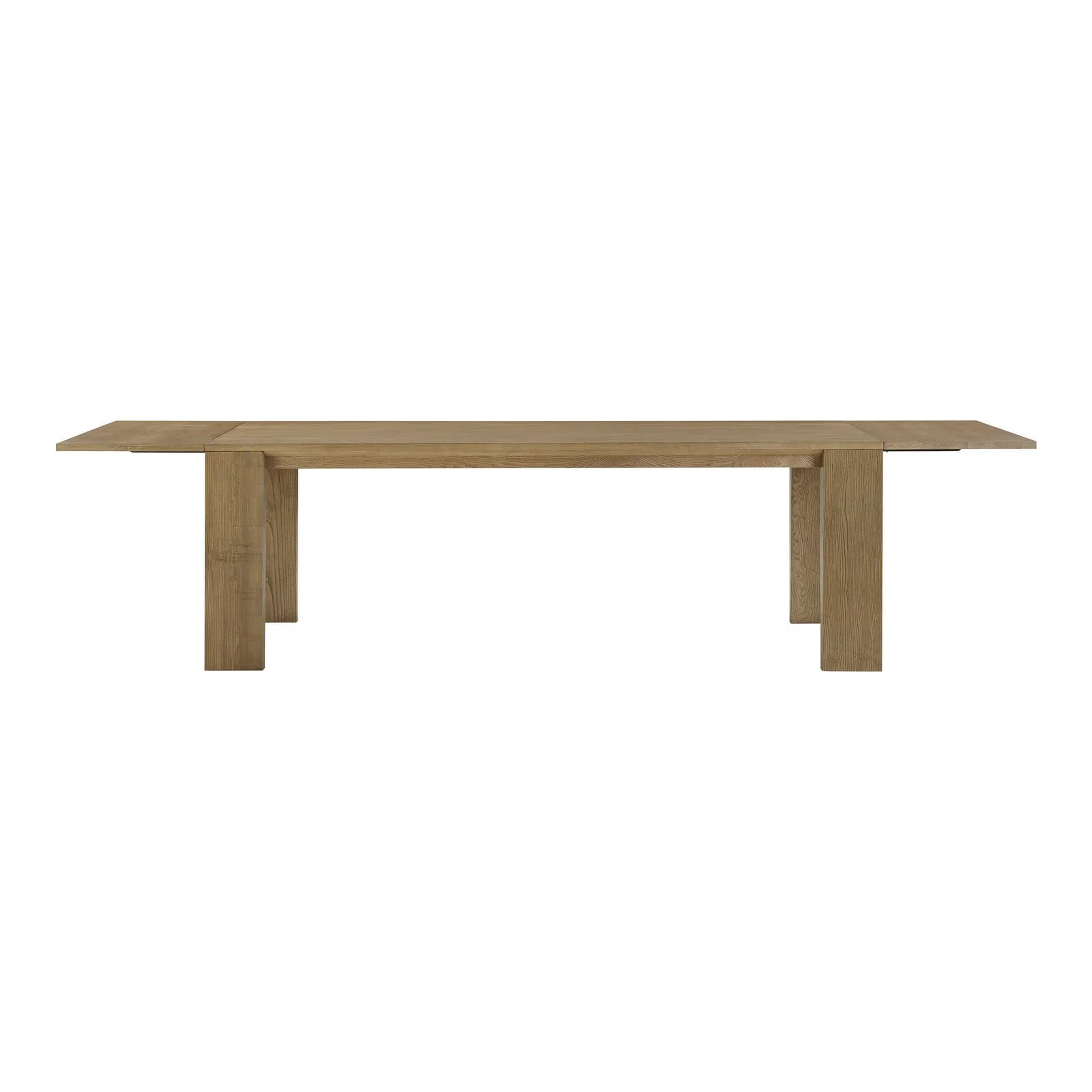 Polly Natural Ash Extendable Rectangular Dining Table 90" - 130" - TOV FURNITURE