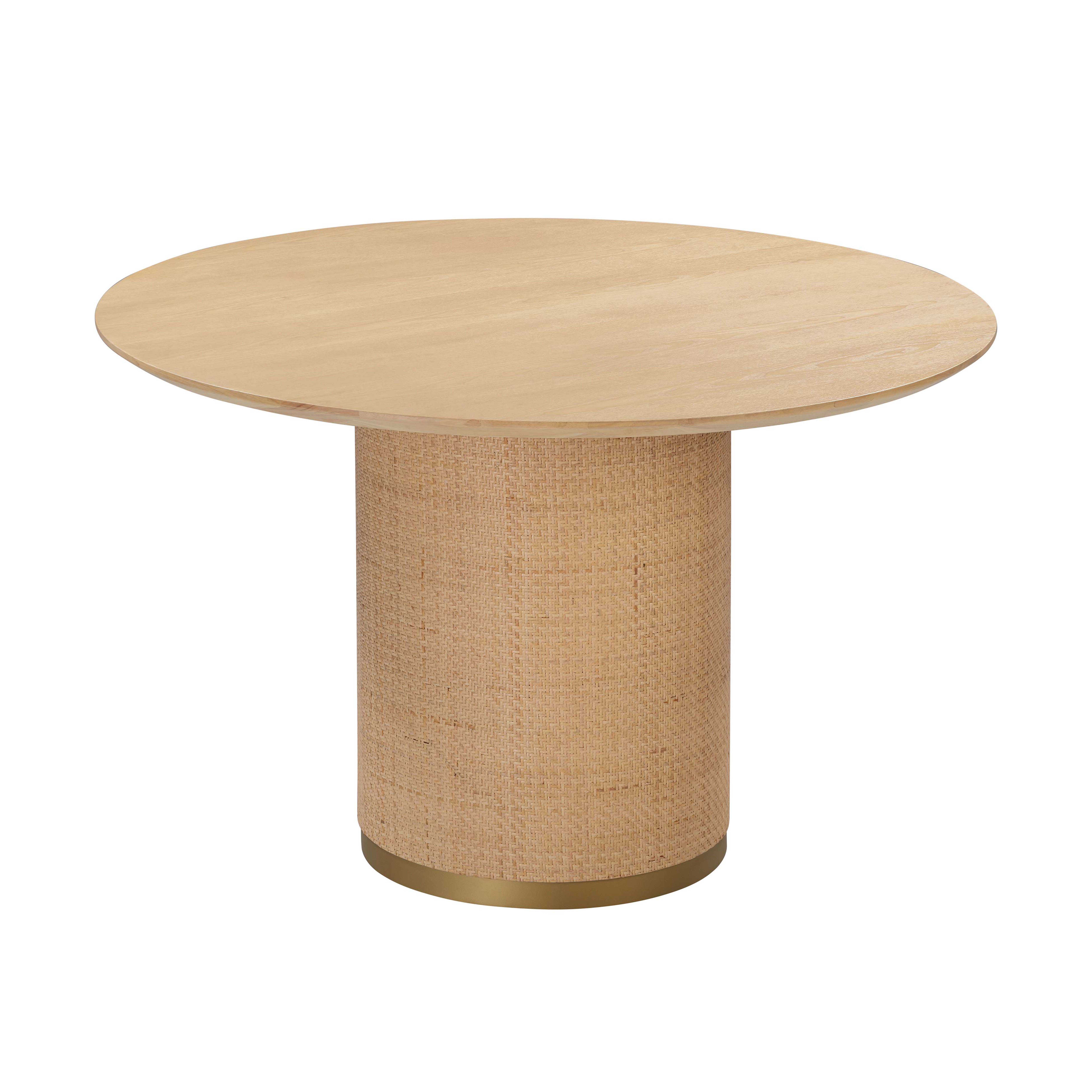 Akiba 47.2" Round Dining Table - TOV FURNITURE
