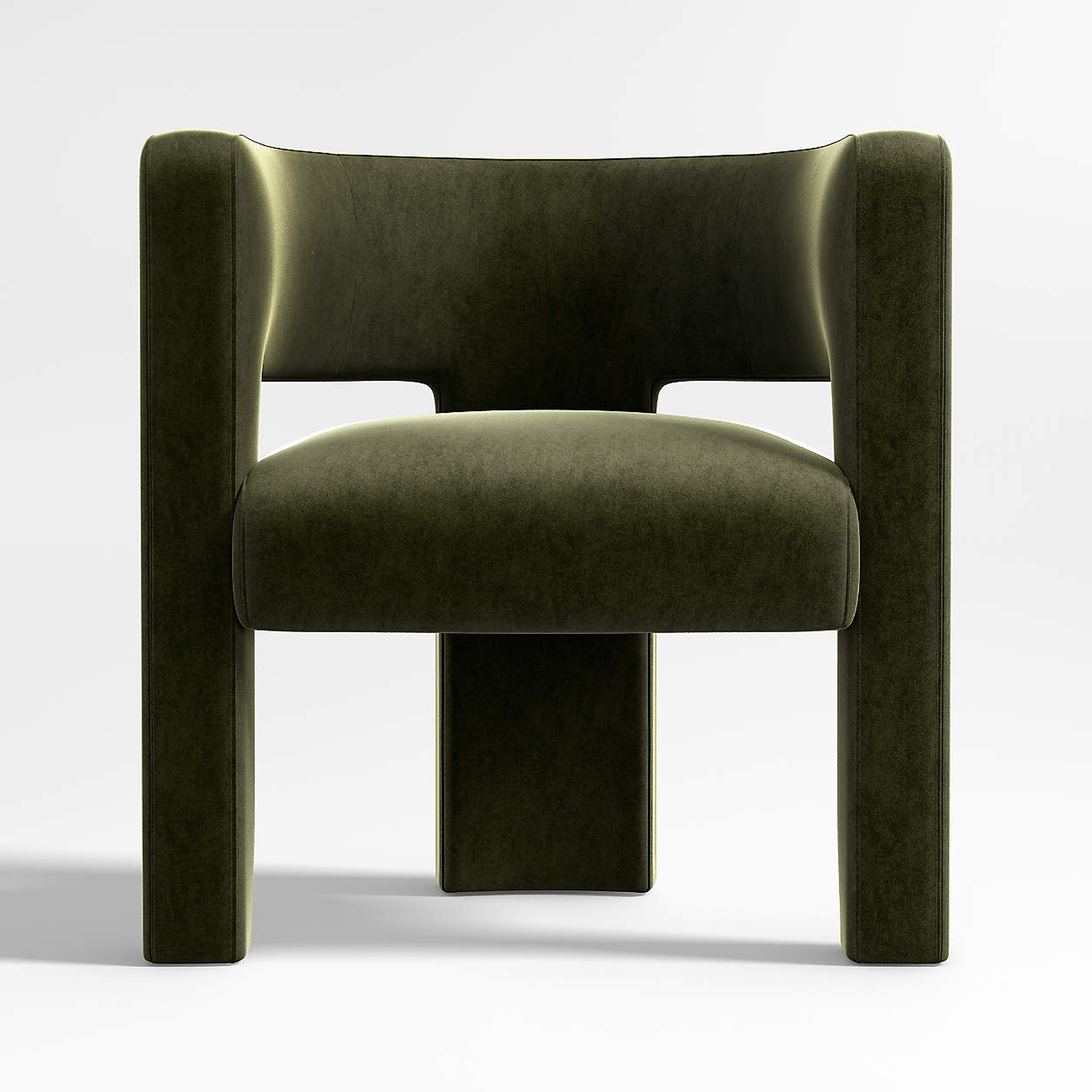 Sculpt Velvet Accent Chair, Restock in late april, 2024. - Crate and Barrel