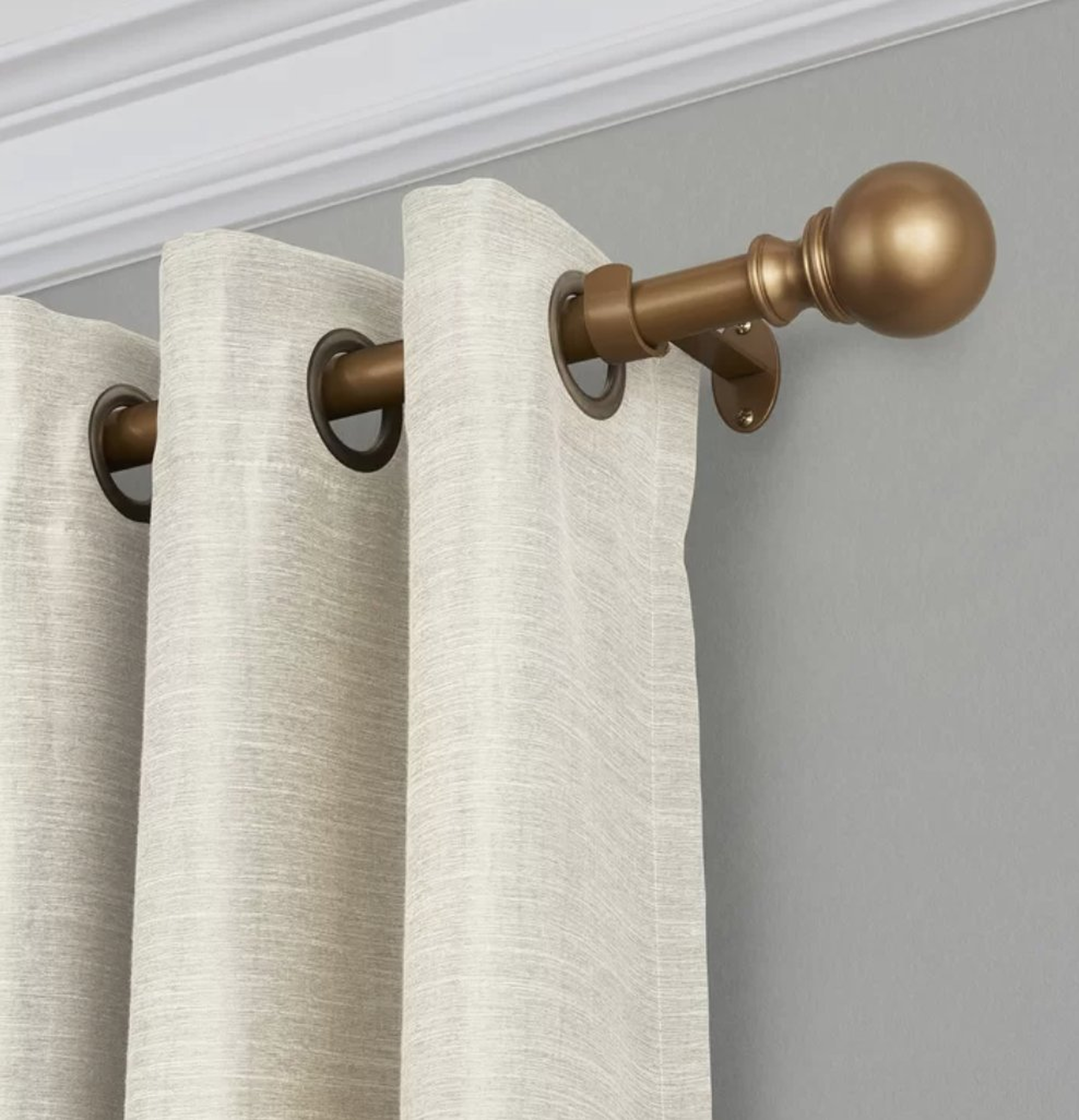 Darion Adjustable Single Curtain Rod - Wayfair