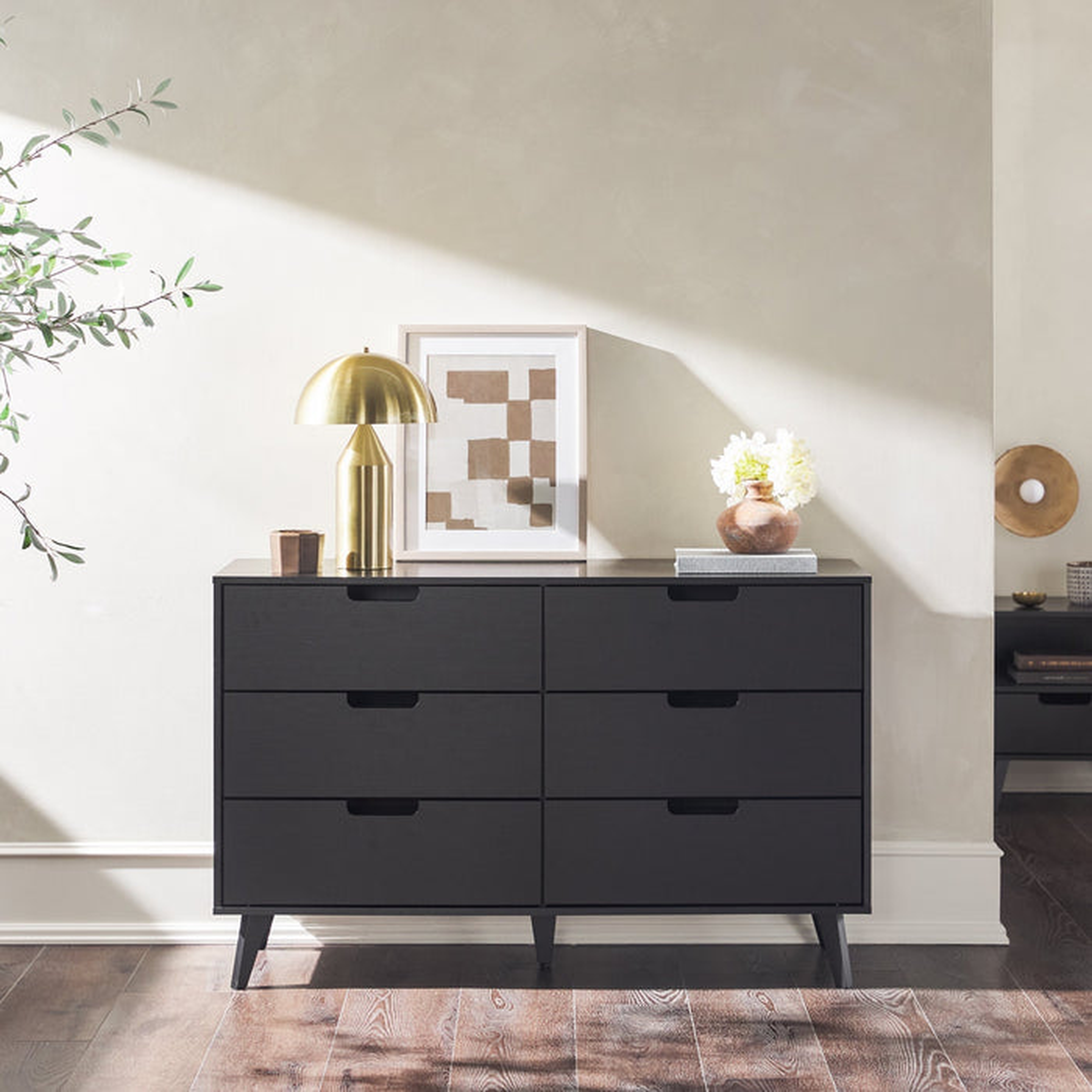Hans Mid-Century Modern Angle-Leg Dresser - Walker Edison