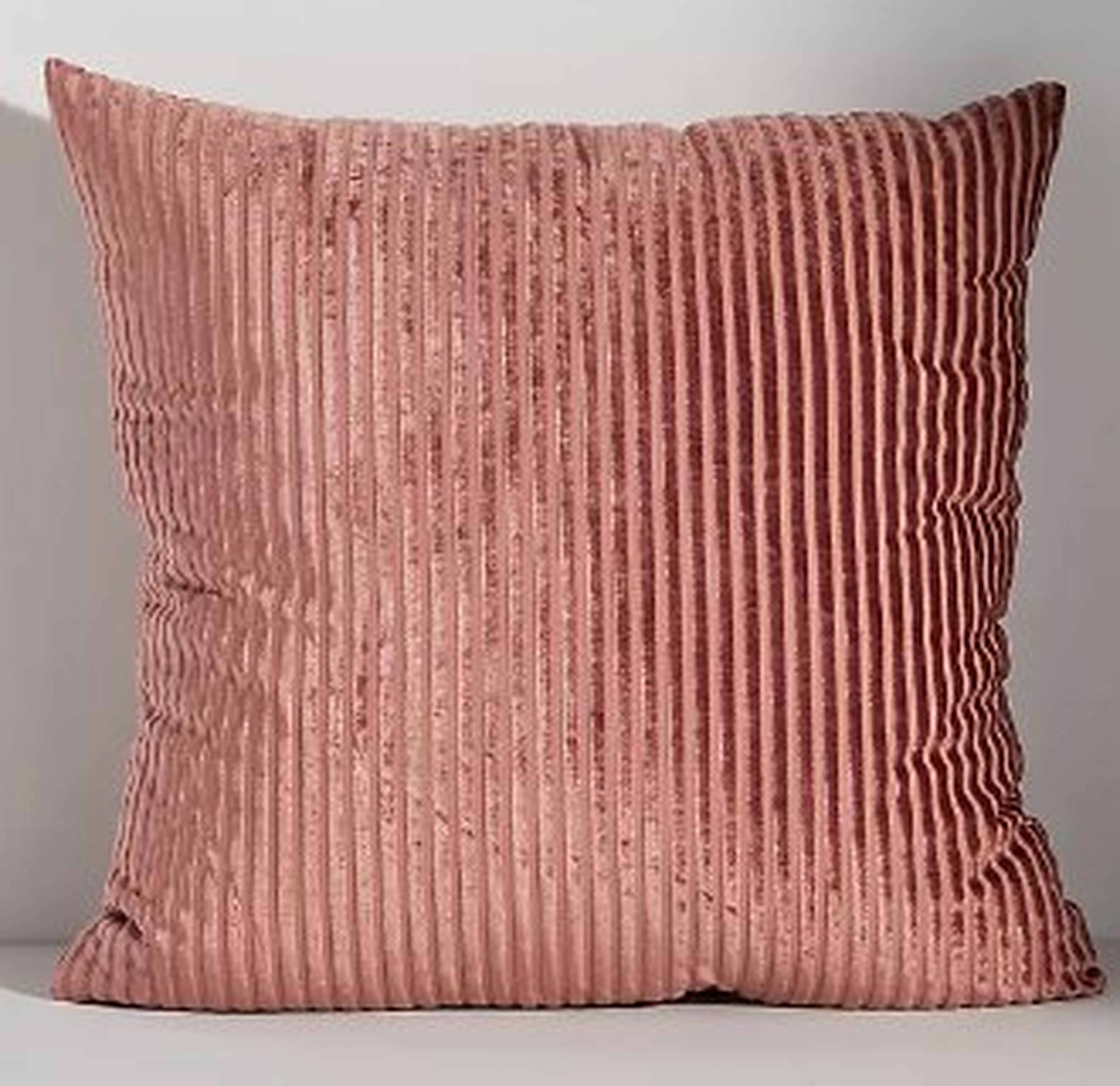Fiora Ribbed Velvet Pillow - Anthropologie
