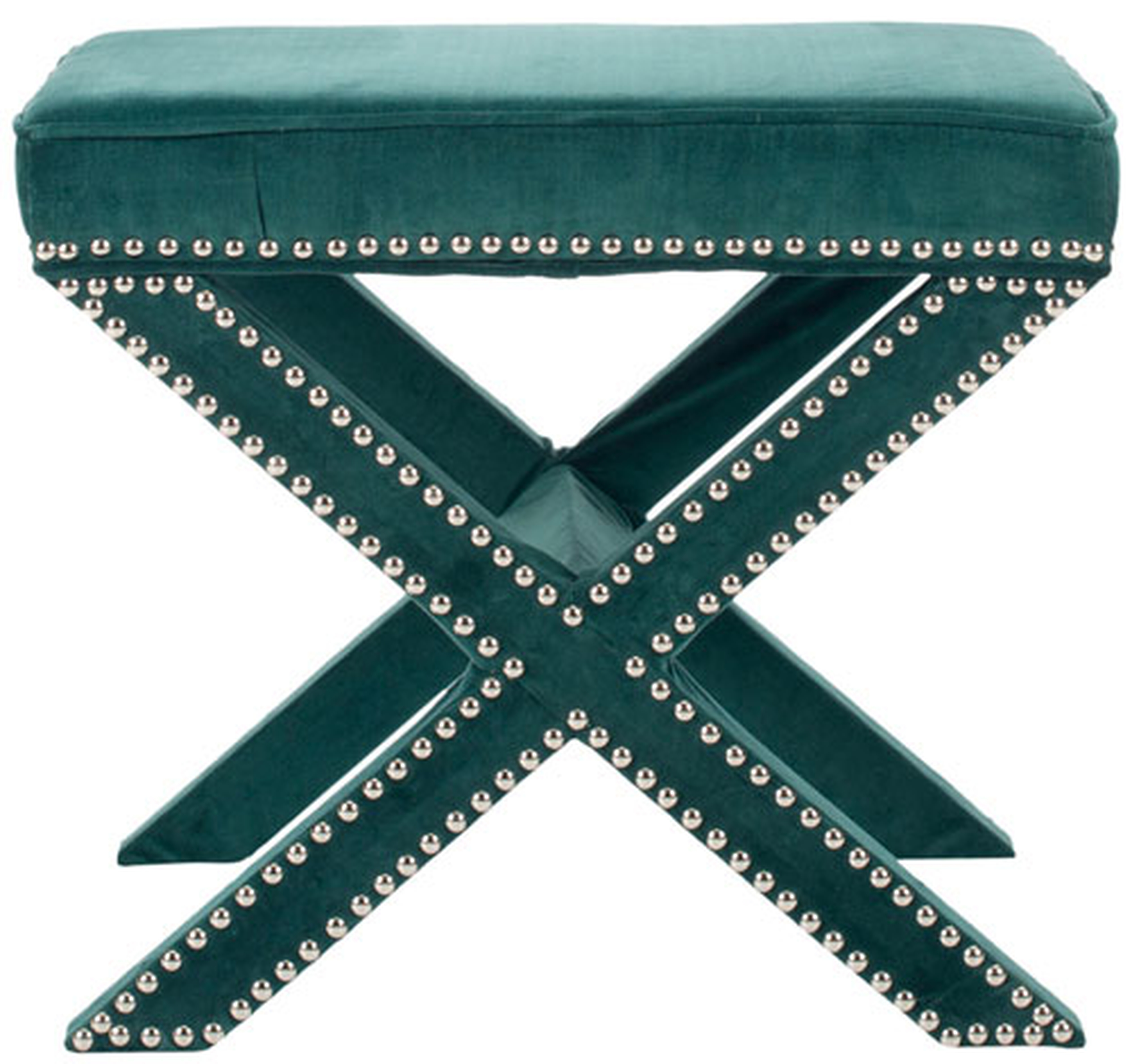 Palmer Ottoman - Marine - Safavieh - Safavieh