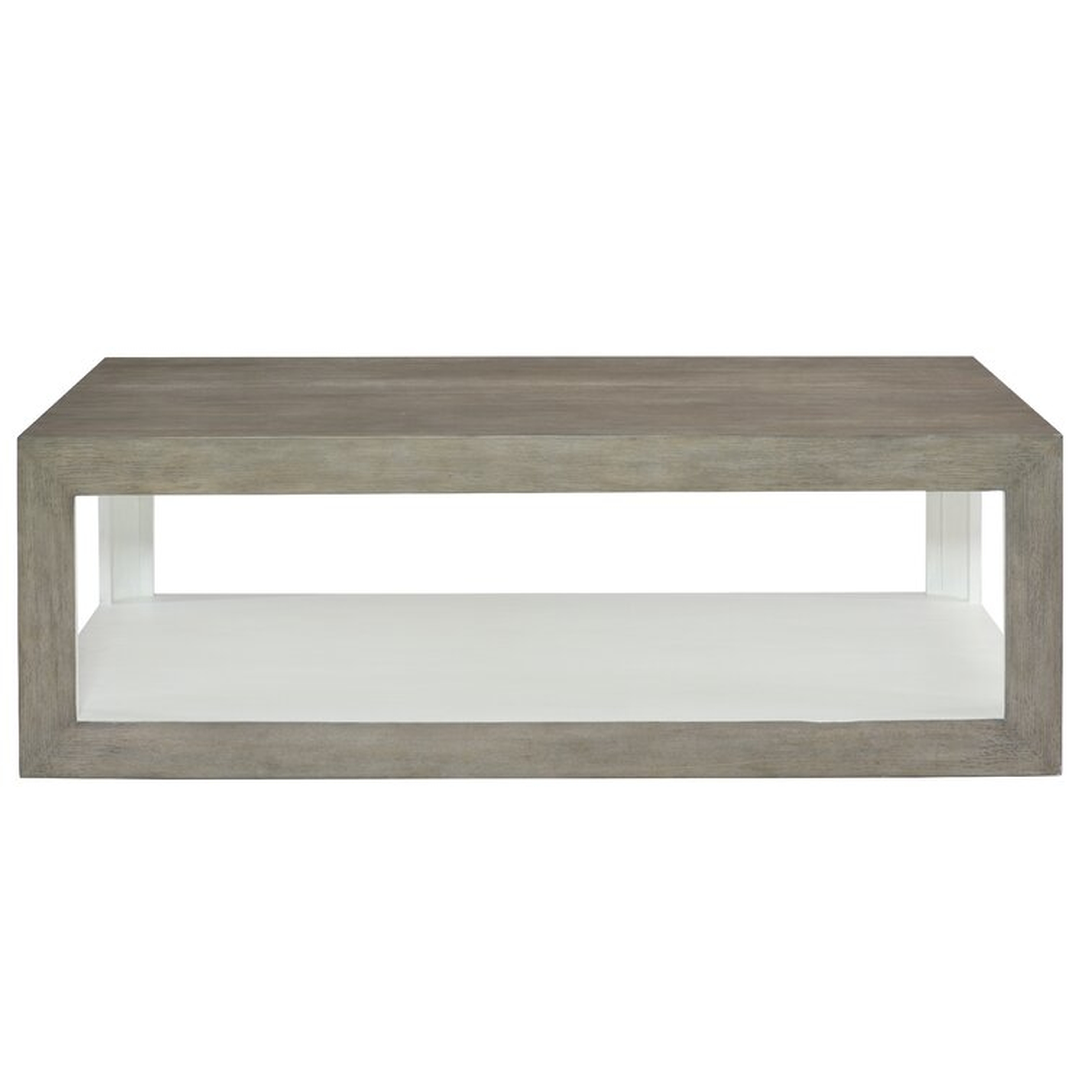Bernhardt Oldham Floor Shelf Coffee Table with Storage - Perigold