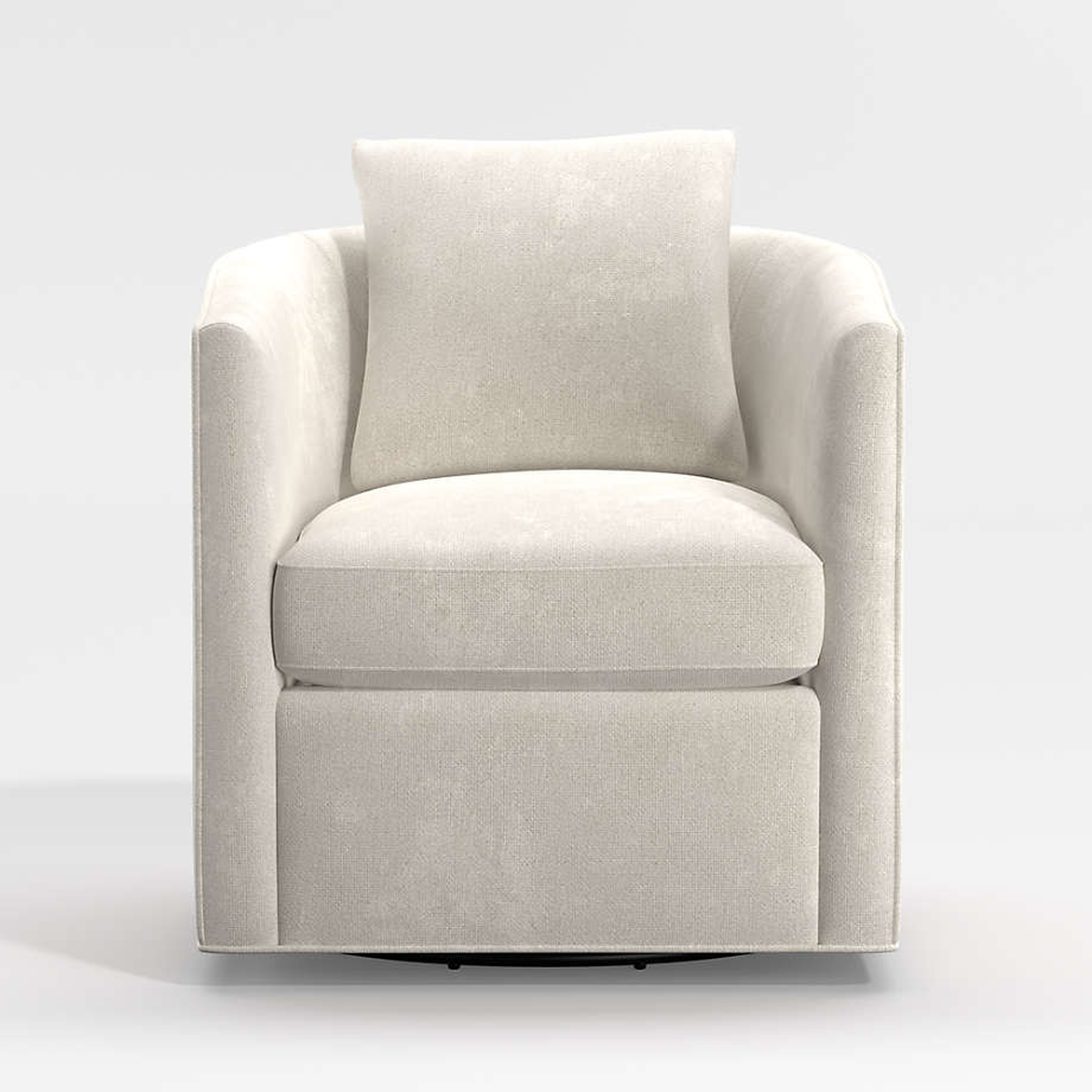 Drew Small Swivel Chair - Crate and Barrel