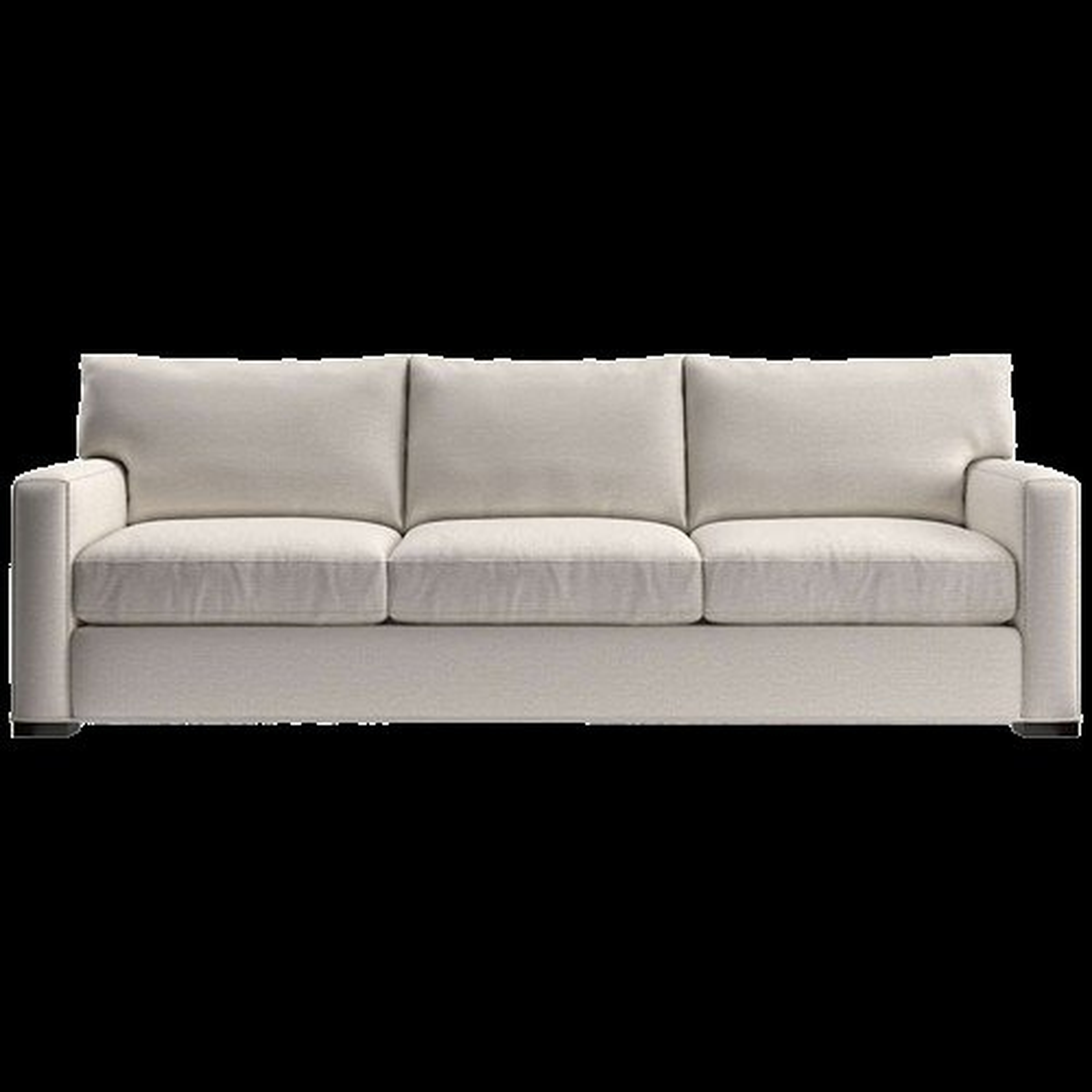 Axis Bench Grande Sofa - Douglas "Lace" 105"w - Crate and Barrel