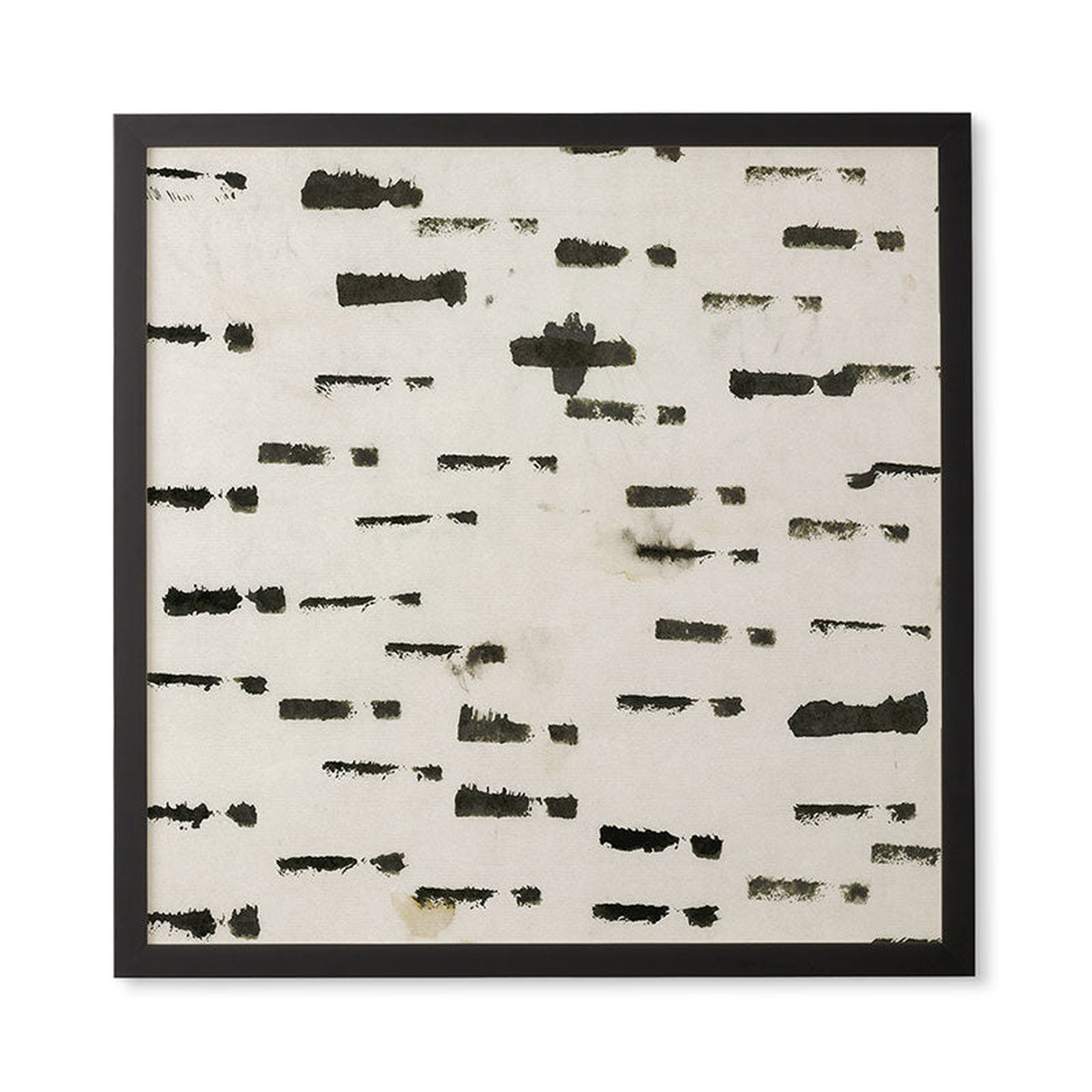 Wabi Sabi 1601 by Iris Lehnhardt - Framed Wall Art Basic White 30" x 30" - Deny Designs