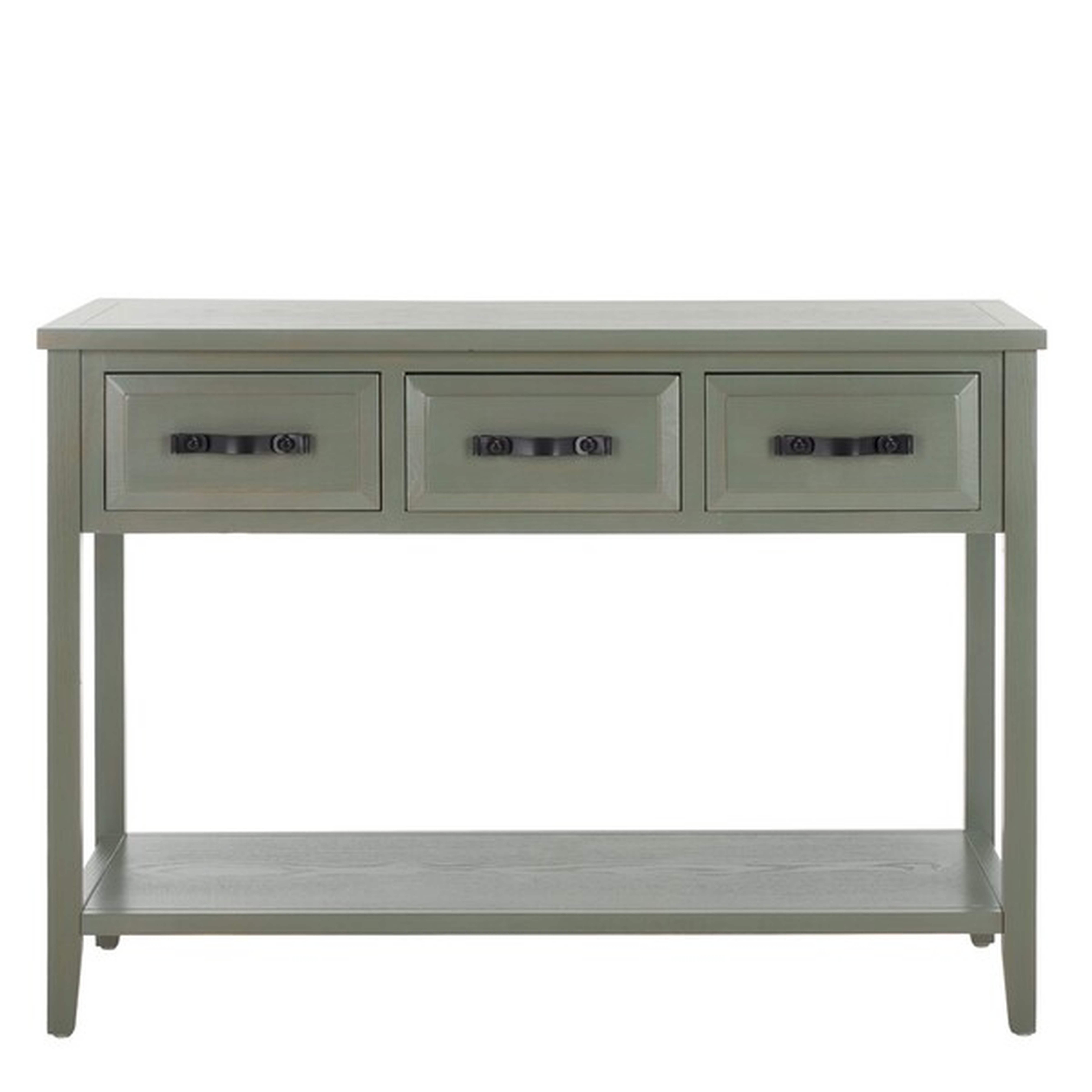 Aiden 3 Drawer Console Table - French Grey - Safavieh - Safavieh