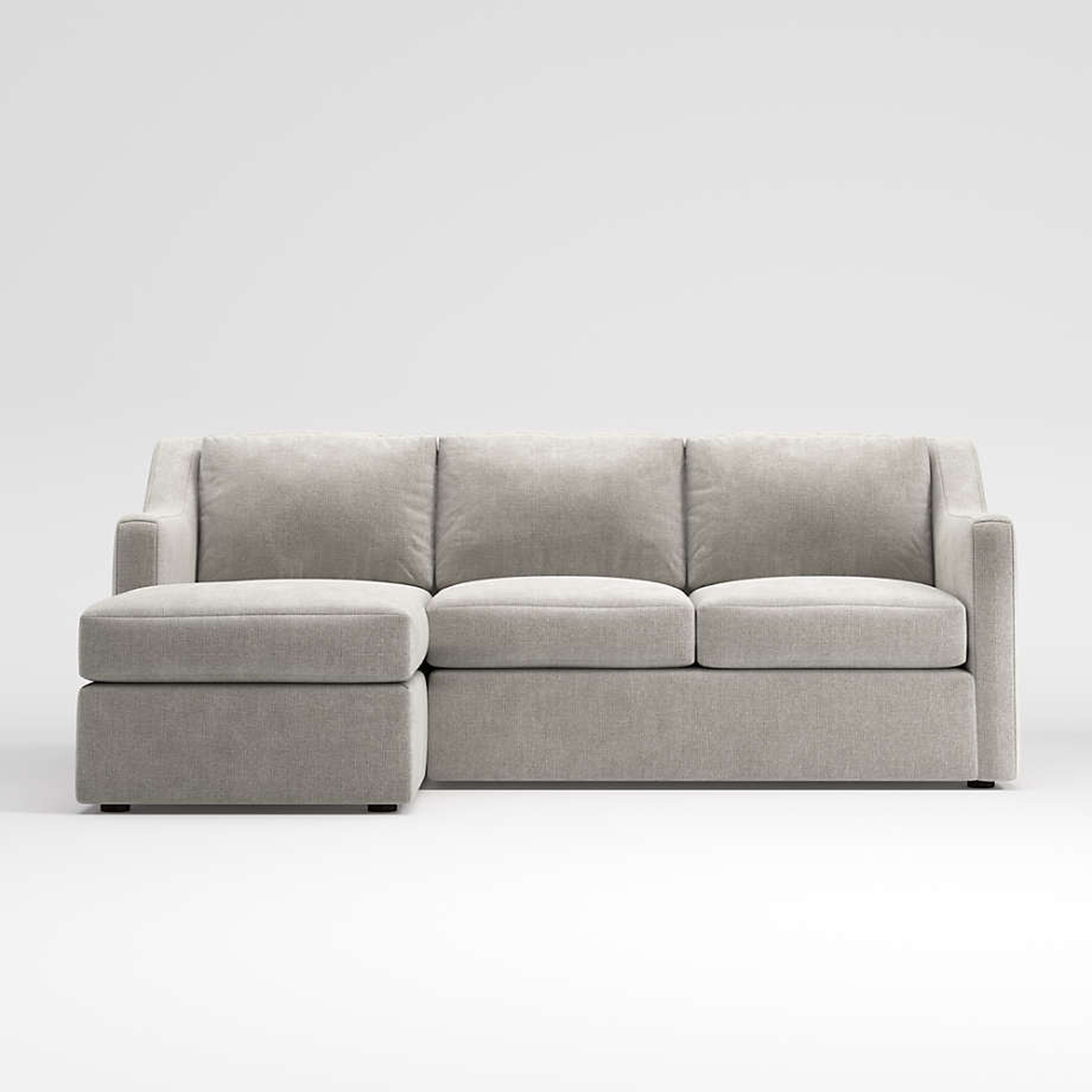 Notch Reversible Lounger Sectional Sofa - Crate and Barrel