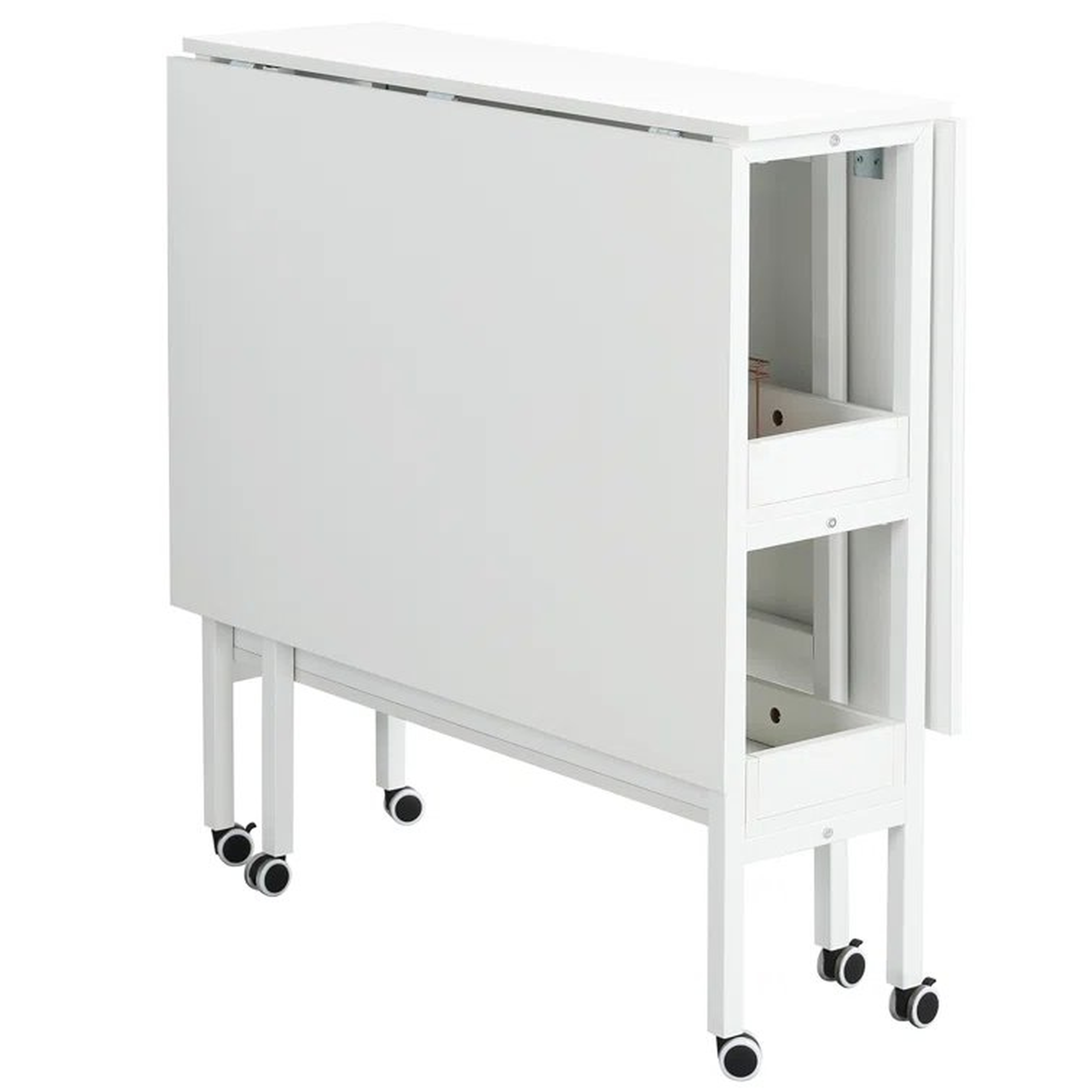 57.5'' x 35.5'' Foldable Craft Table with Wheels - Wayfair