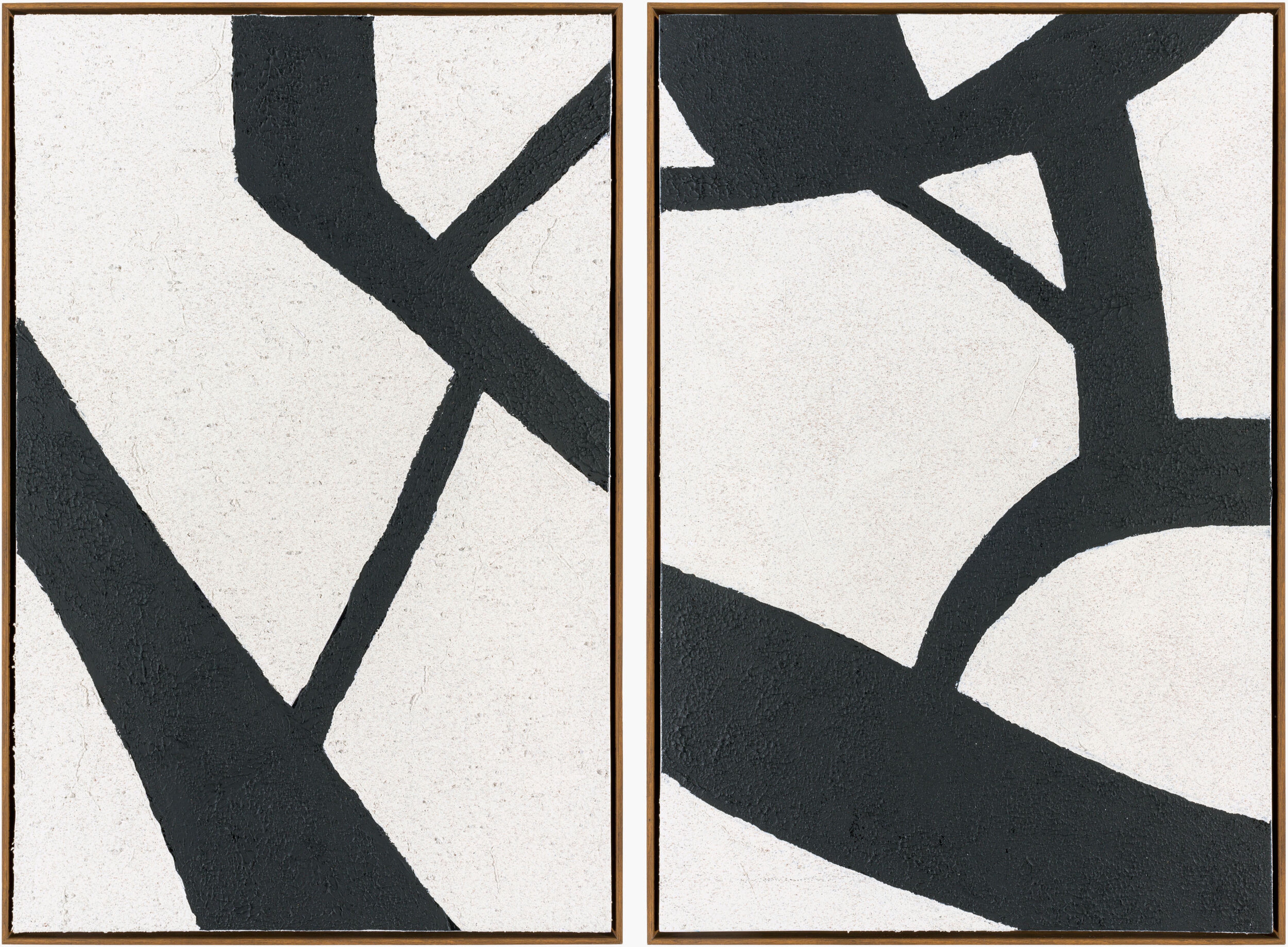 Aasmaa AAM-004 48"H x 36"W x 2"D, 48"H x 36"W x 2"D Framed Art - Surya