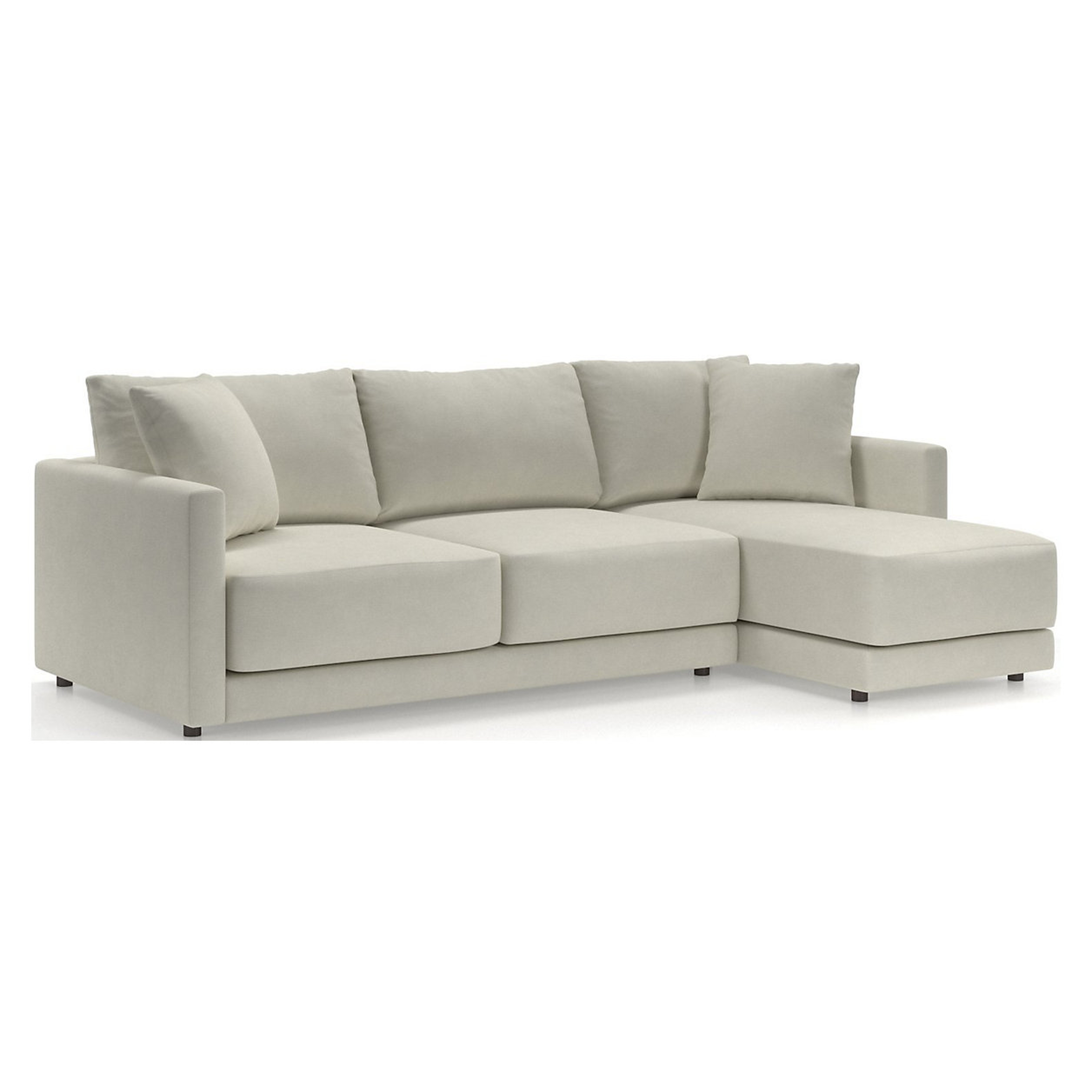 Gather Deep 2-Piece Right Arm Chaise Sectional - Crate and Barrel