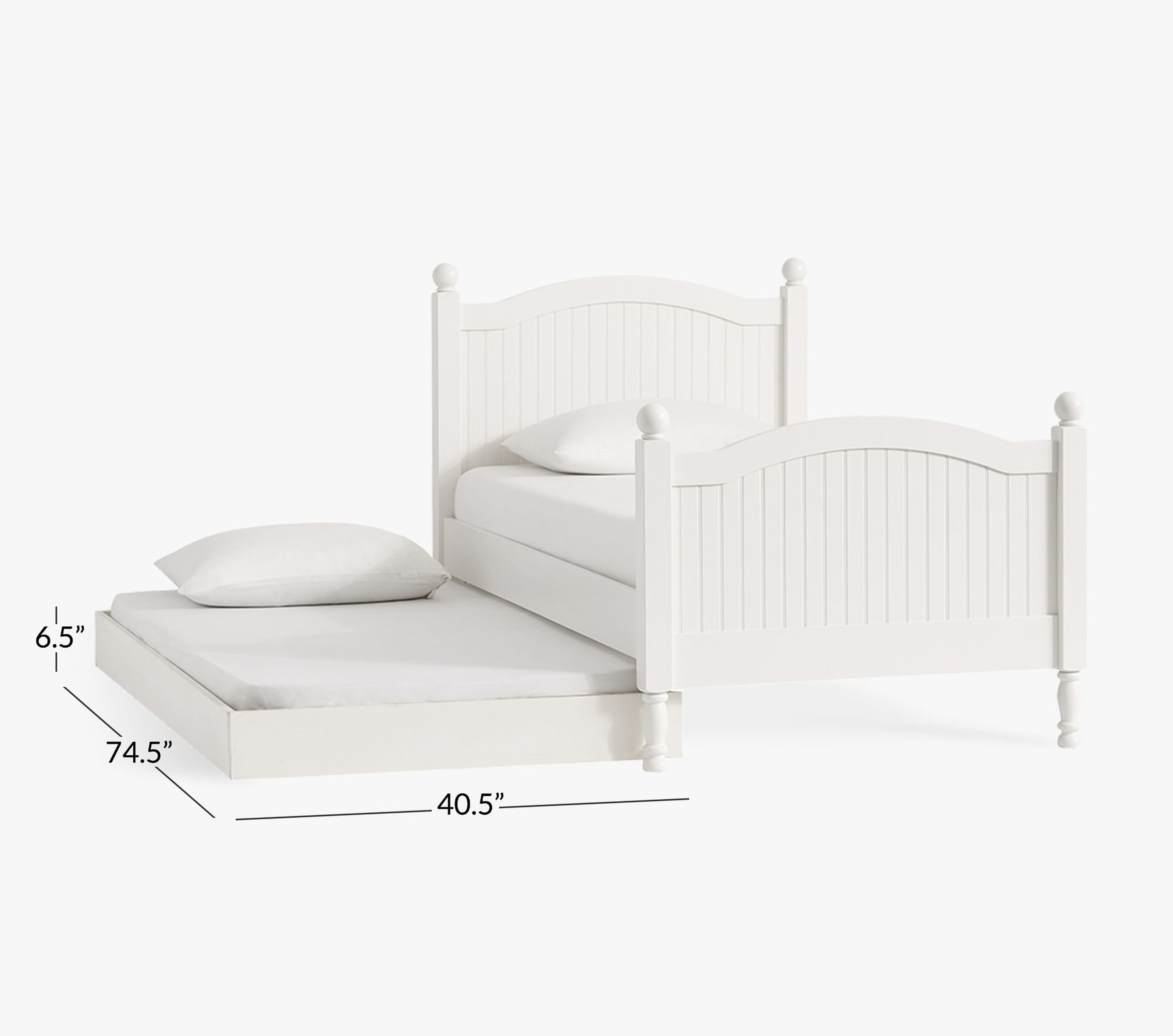 Catalina Trundle, Simply White, UPS Delivery - Pottery Barn Kids