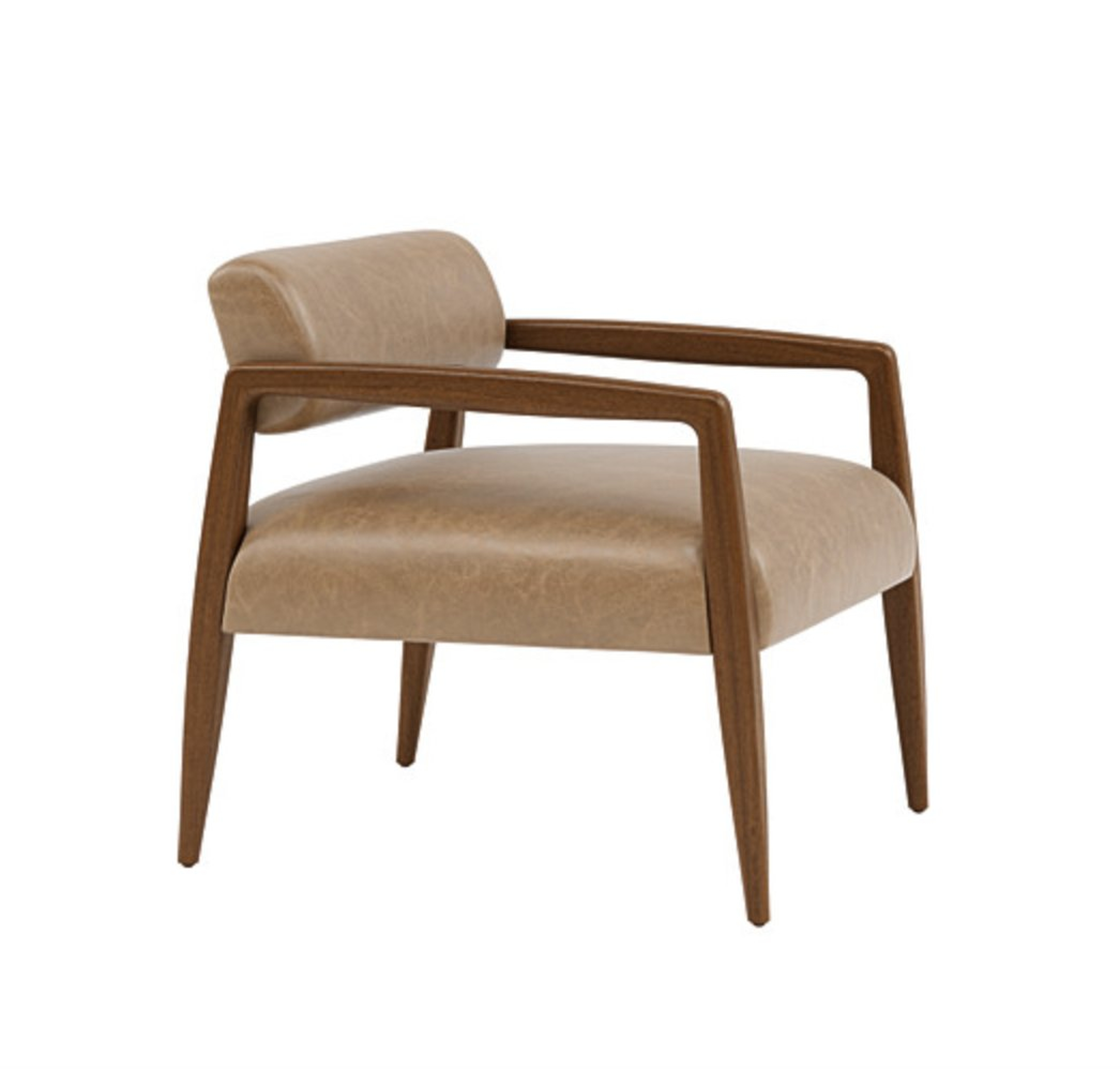 Gwen Leather Accent Chair - Interior Define