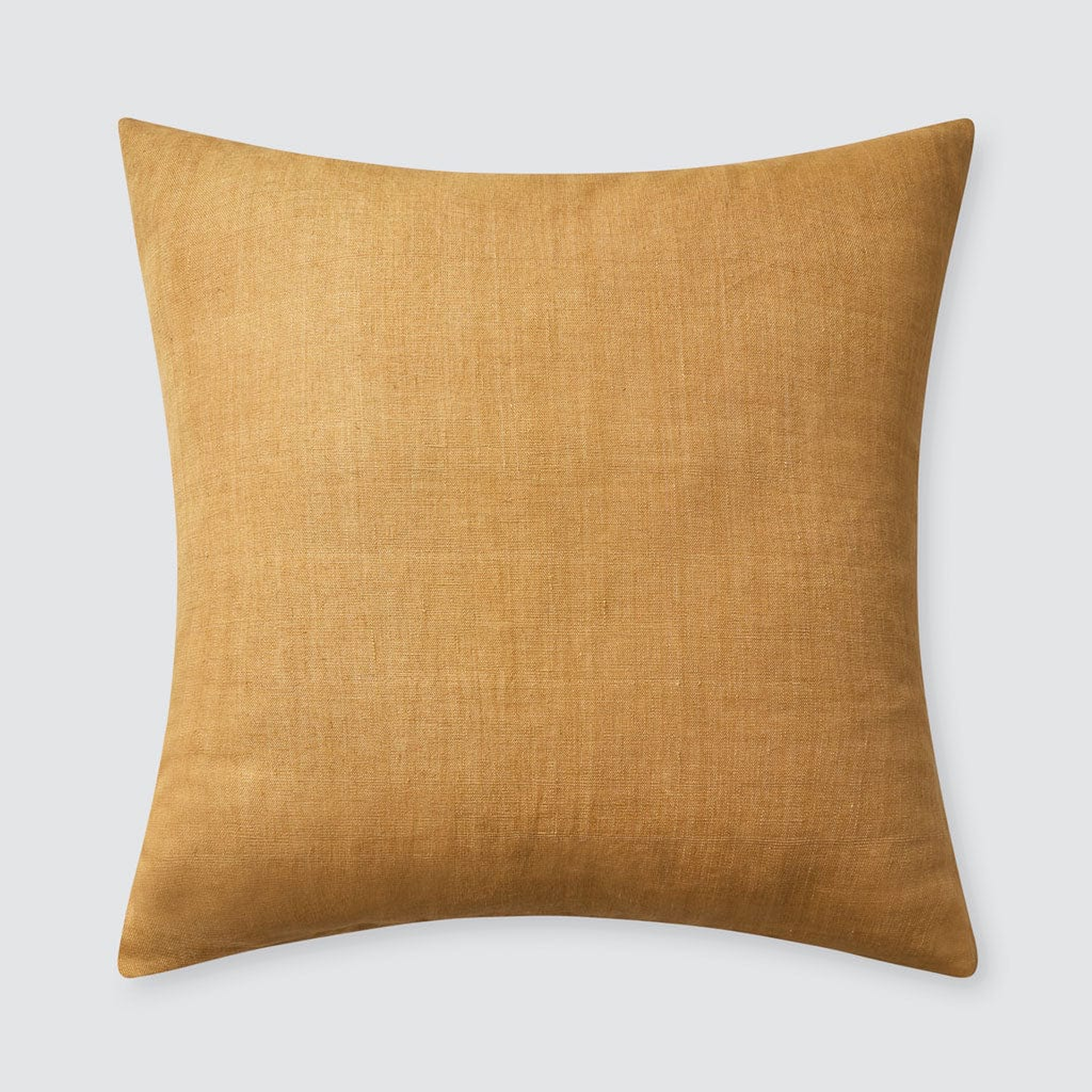 The Citizenry Prisha Linen Pillow | 20" x 20" | Green - The Citizenry