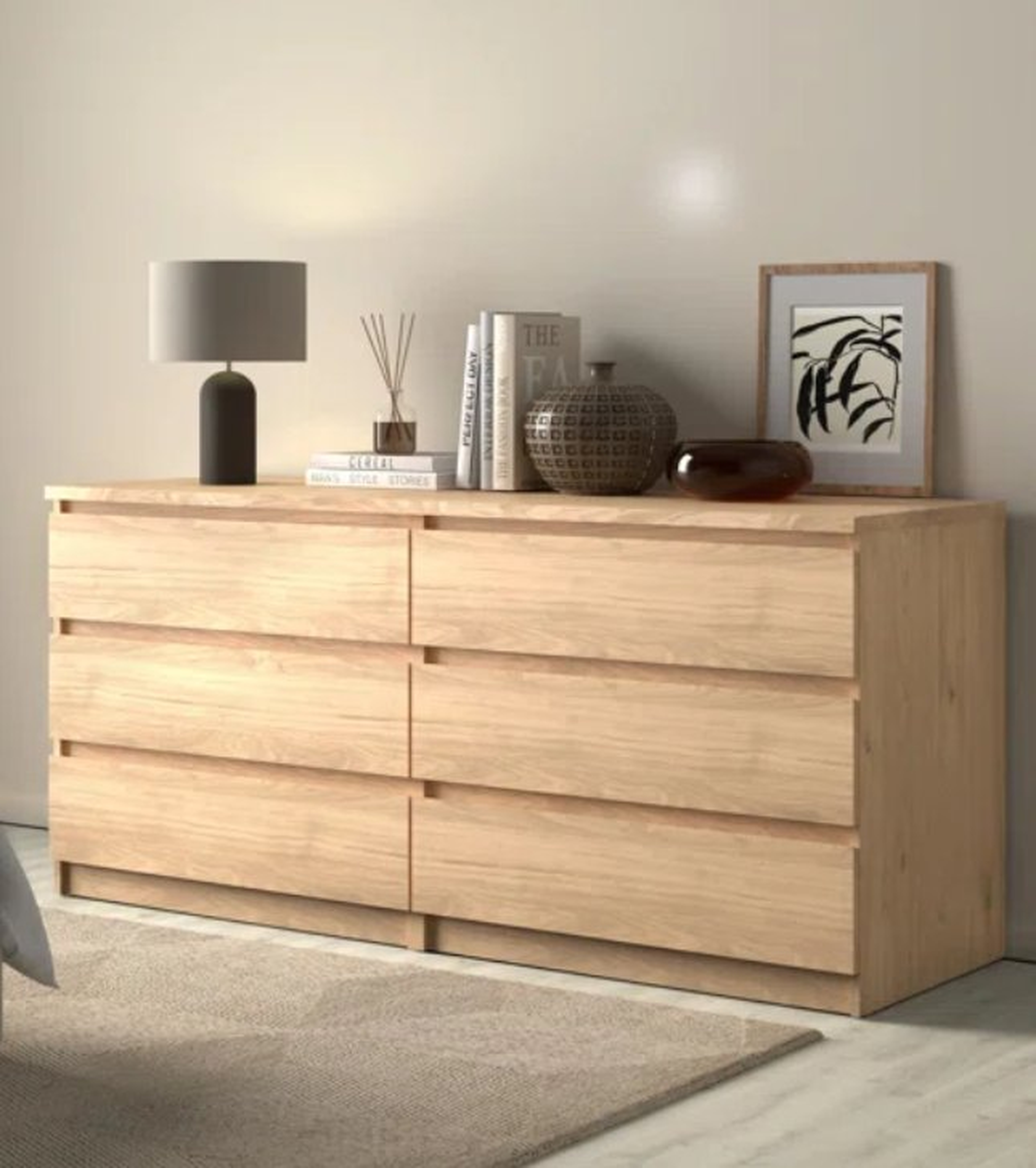 Kepner 6 Drawer 60.55'' W Double Dresser - Wayfair