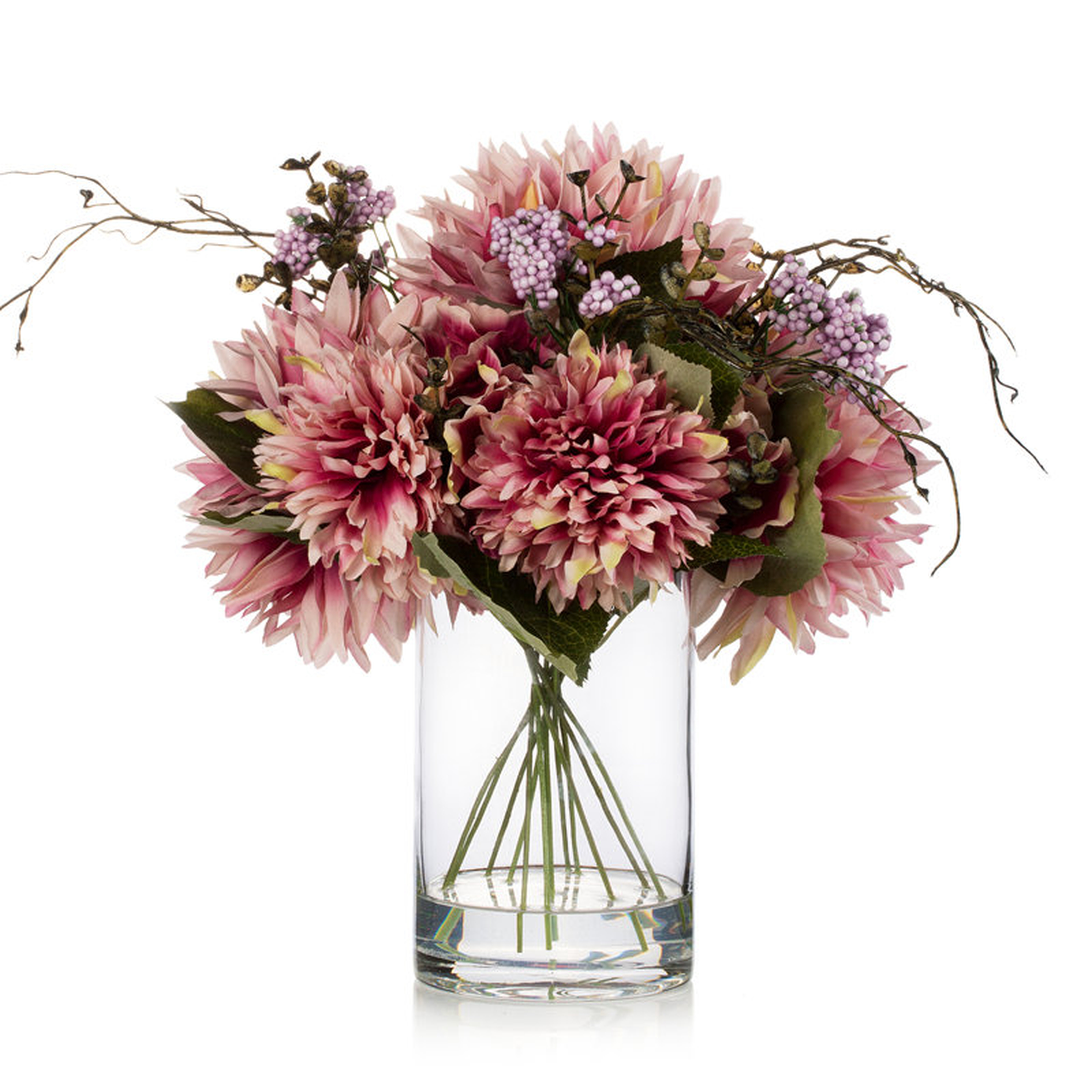 Silk Dahlia Arrangement in Vase RESTOCK  Jul 14, 2024. - Wayfair