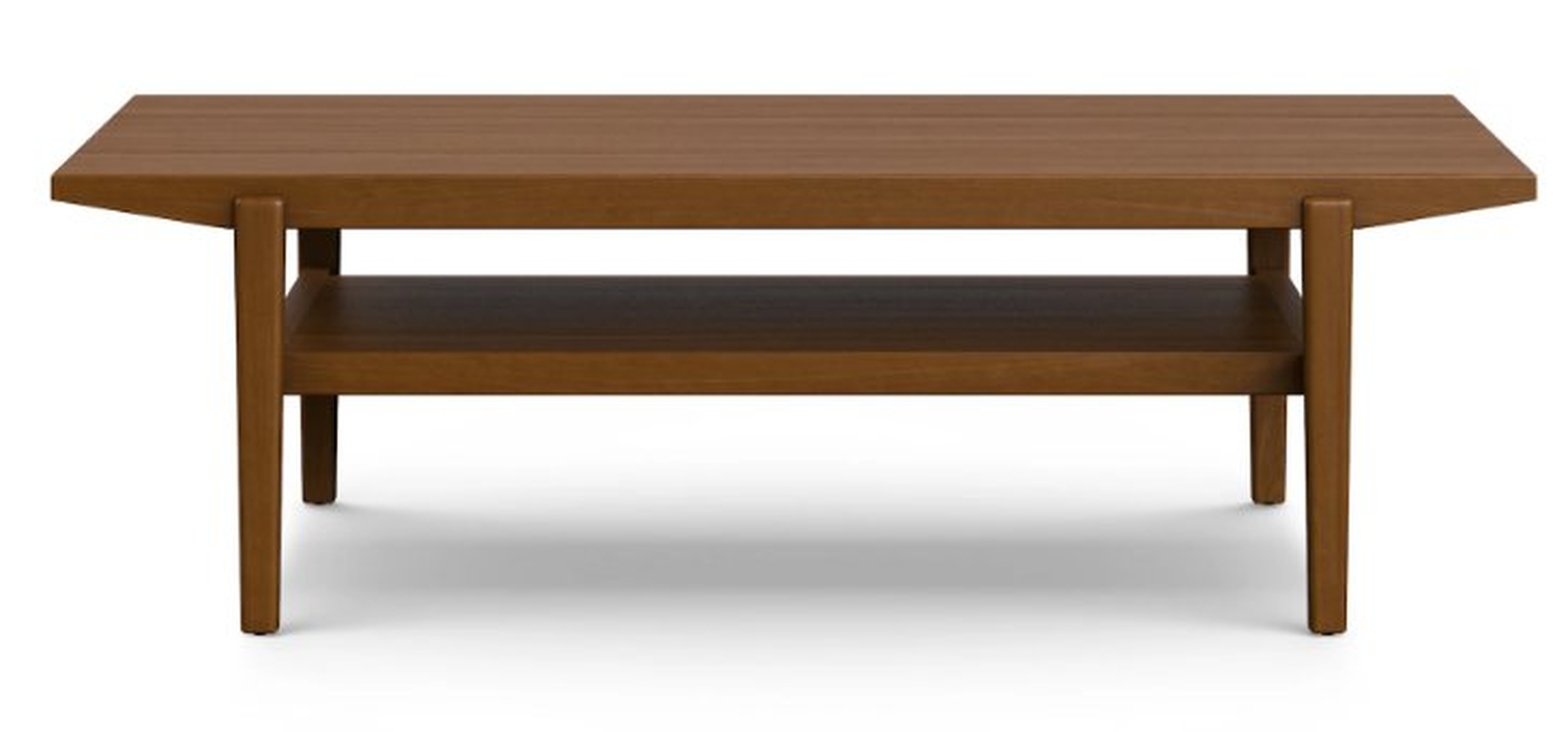 Cutler 51" Rectangular Coffee Table - Walnut - Article